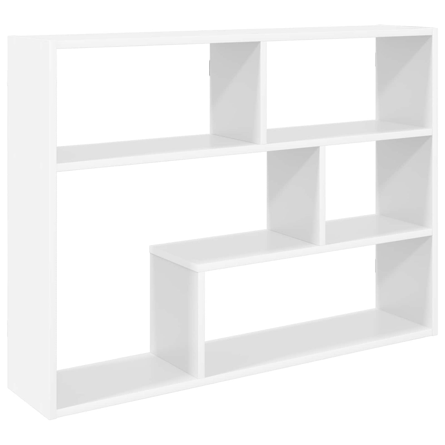Vegghylle Veggmontert Hvit 95 x 20 x 69,5 cm Konstruert tre