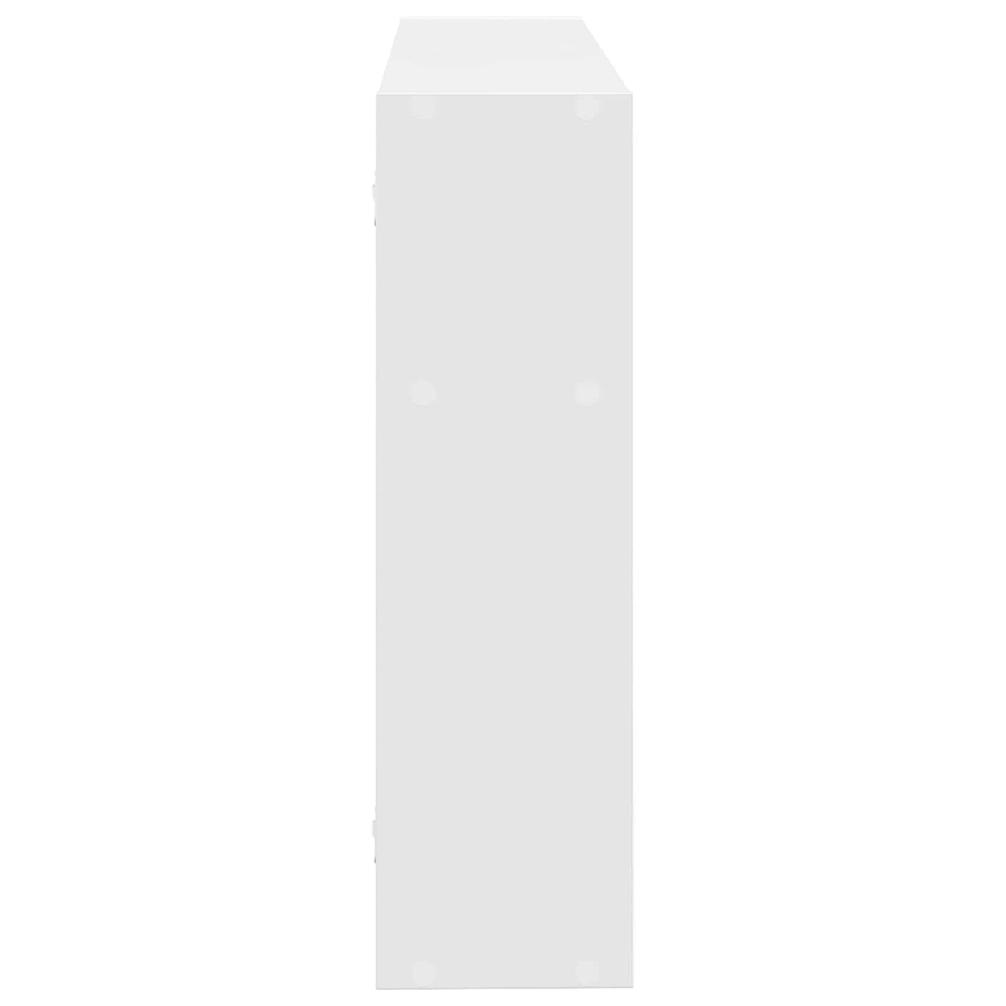 Vegghylle Veggmontert Hvit 95 x 20 x 69,5 cm Konstruert tre