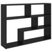 Vegghylle Veggmontert Svart 95 x 20 x 69,5 cm Konstruert tre