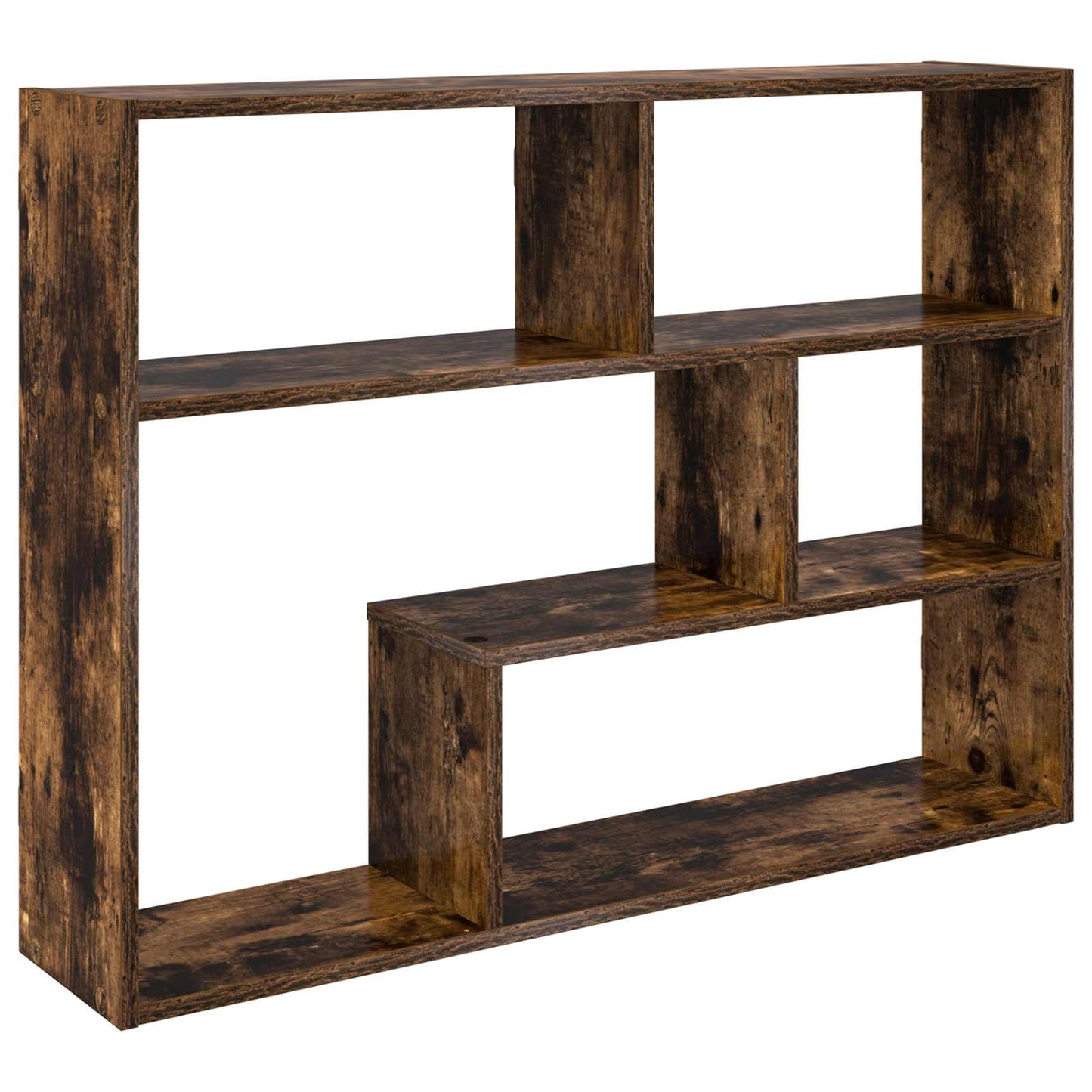 Vegghylle Veggmontert Brun 95 x 20 x 69,5 cm Konstruert tre