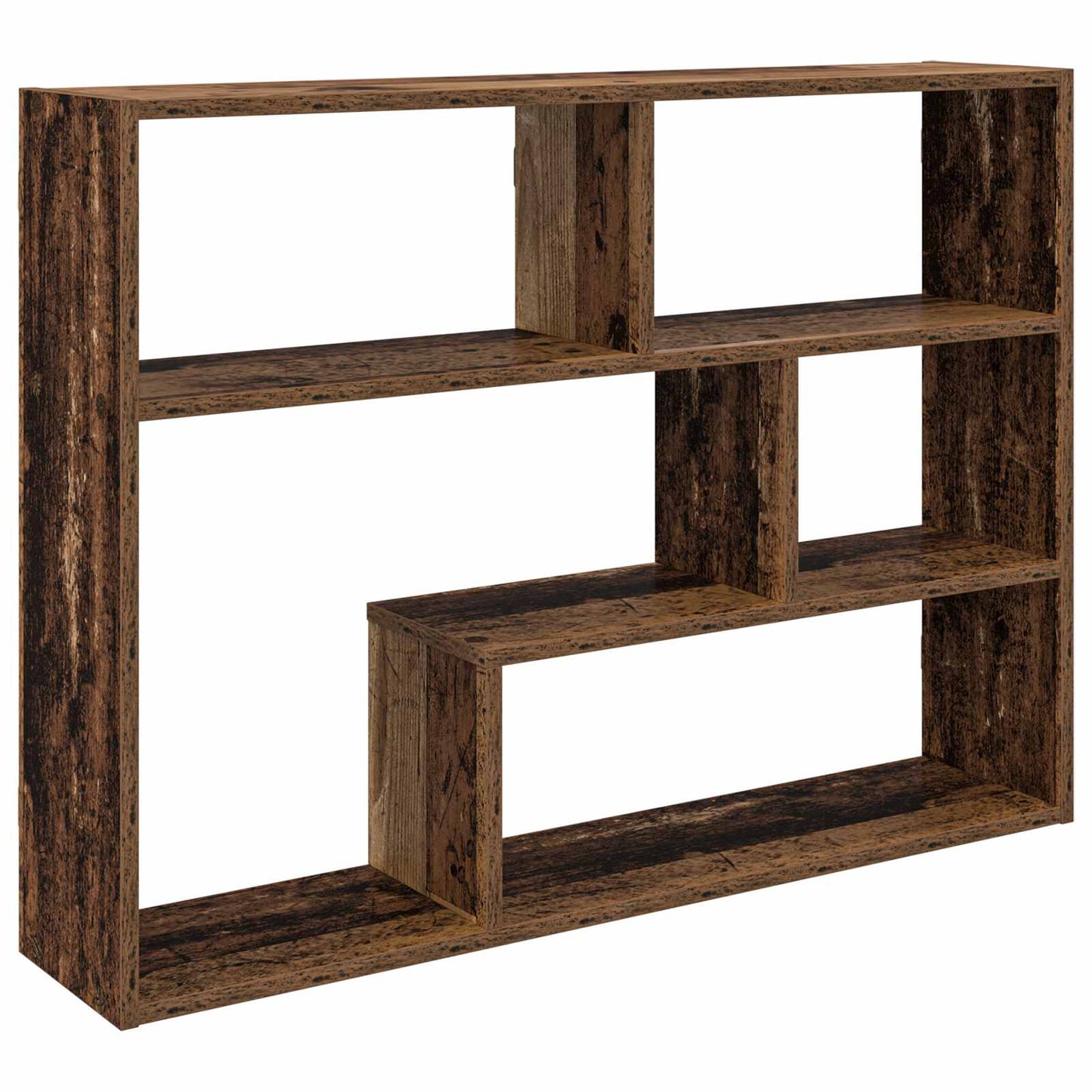 Vegghylle Veggmontert Brun 95 x 20 x 69,5 cm Konstruert tre