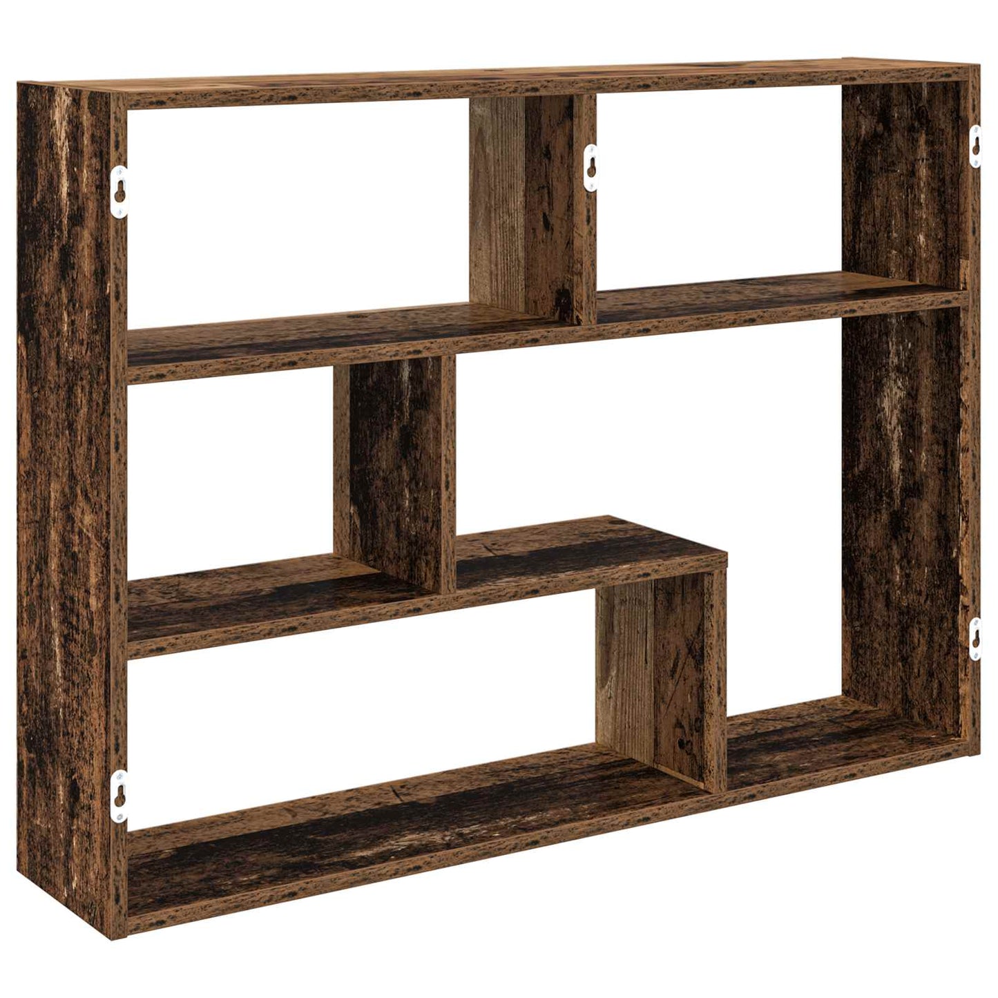 Vegghylle Veggmontert Brun 95 x 20 x 69,5 cm Konstruert tre