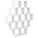 Vegghylle Hvit 120 x 20 x 136 cm Konstruert tre