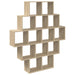 Vegghylle Sonoma eik 120 x 20 x 136 cm Konstruert tre