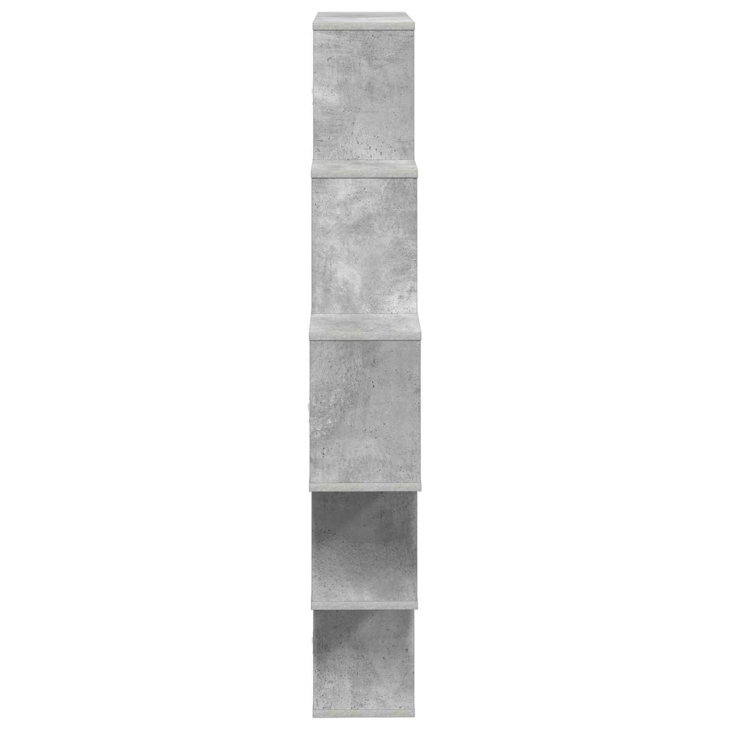 Vegghylle Betonggrå 120 x 20 x 136 cm Konstruert tre