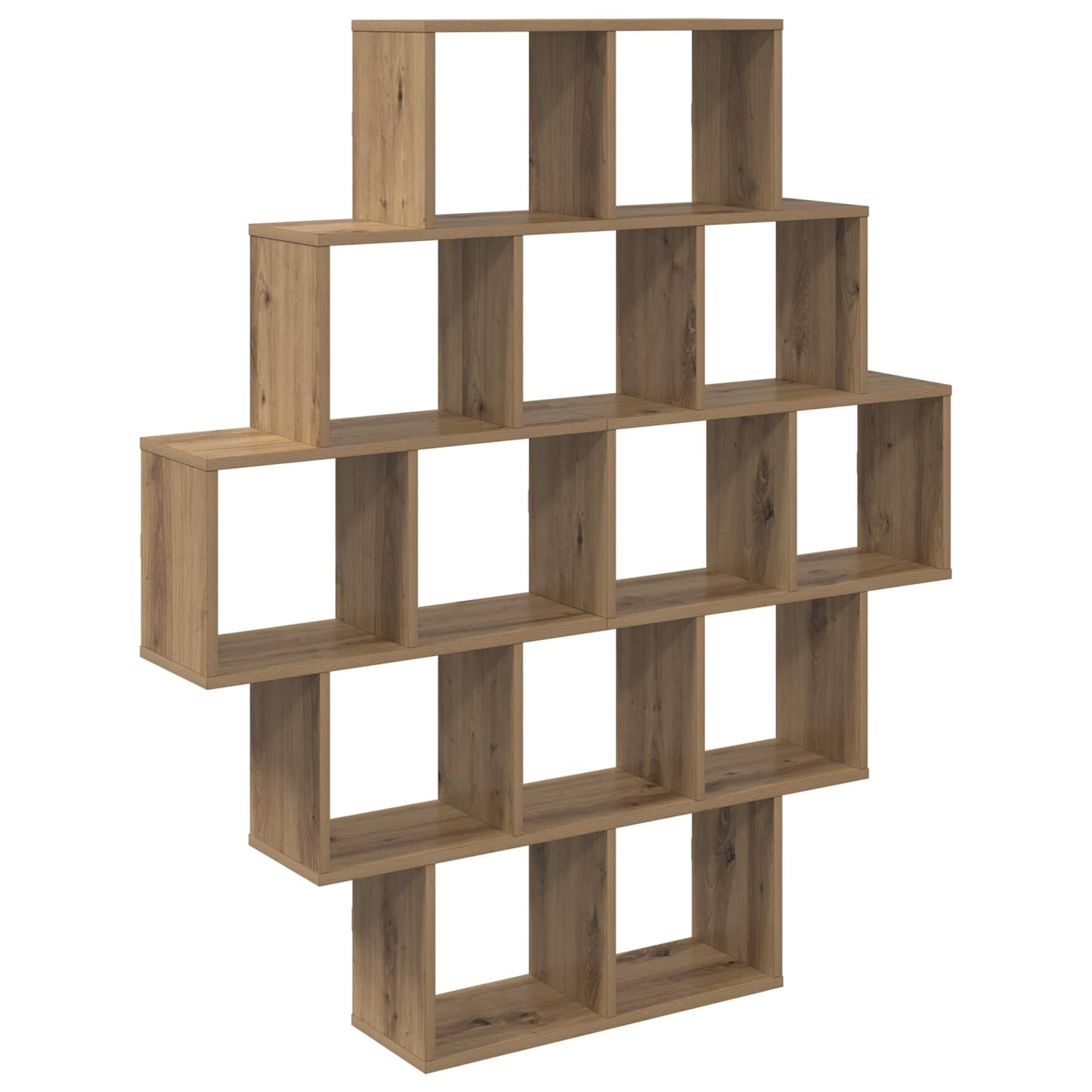 Vegghylle Artisan eik 120 x 20 x 136 cm Konstruert tre