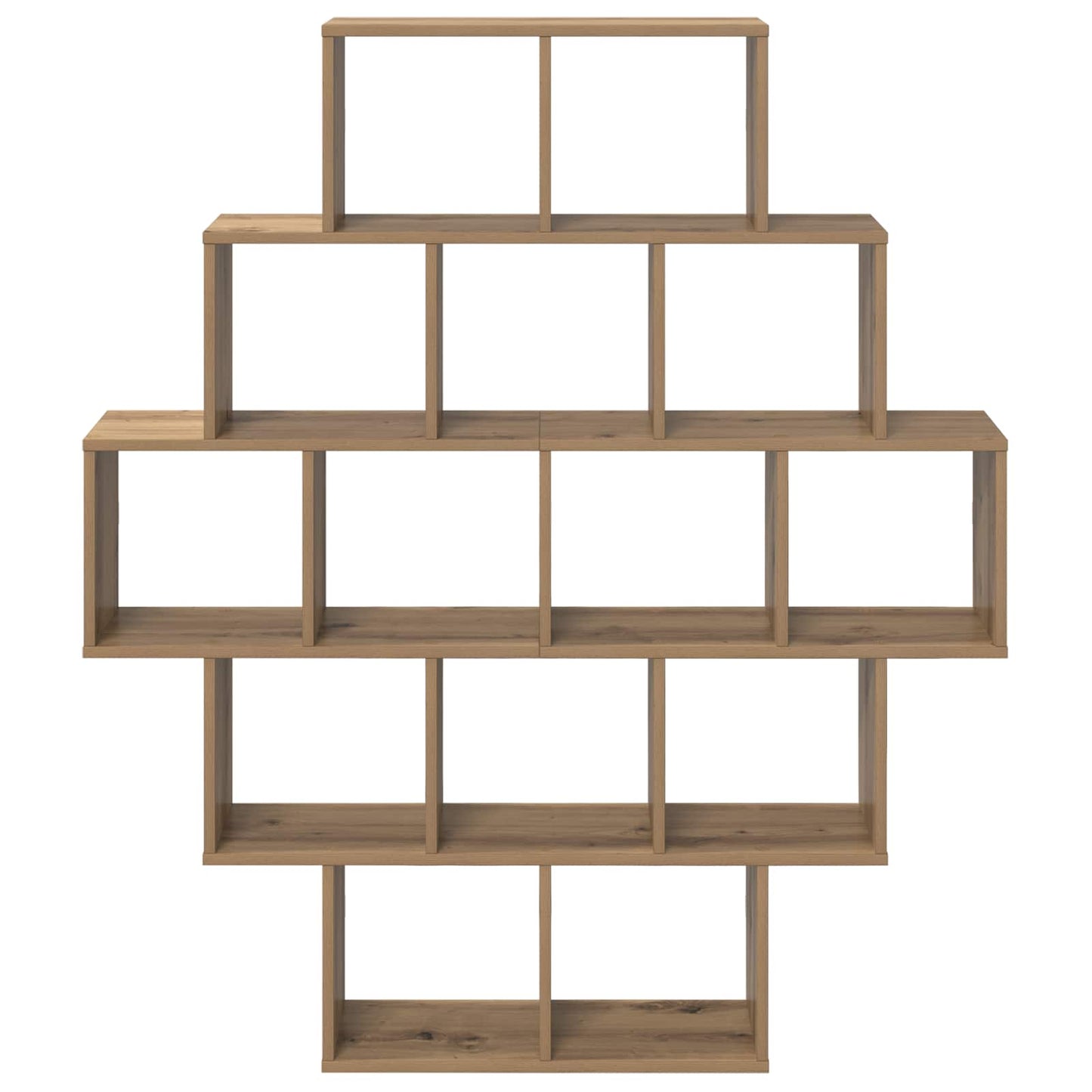 Vegghylle Artisan eik 120 x 20 x 136 cm Konstruert tre