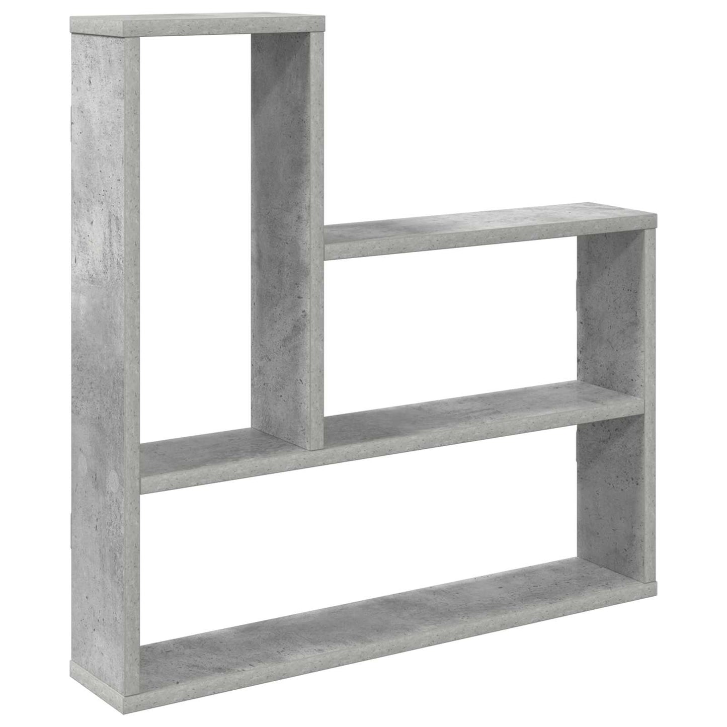 Vegghylle Betonggrå 60 x 11 x 60 cm Konstruert tre