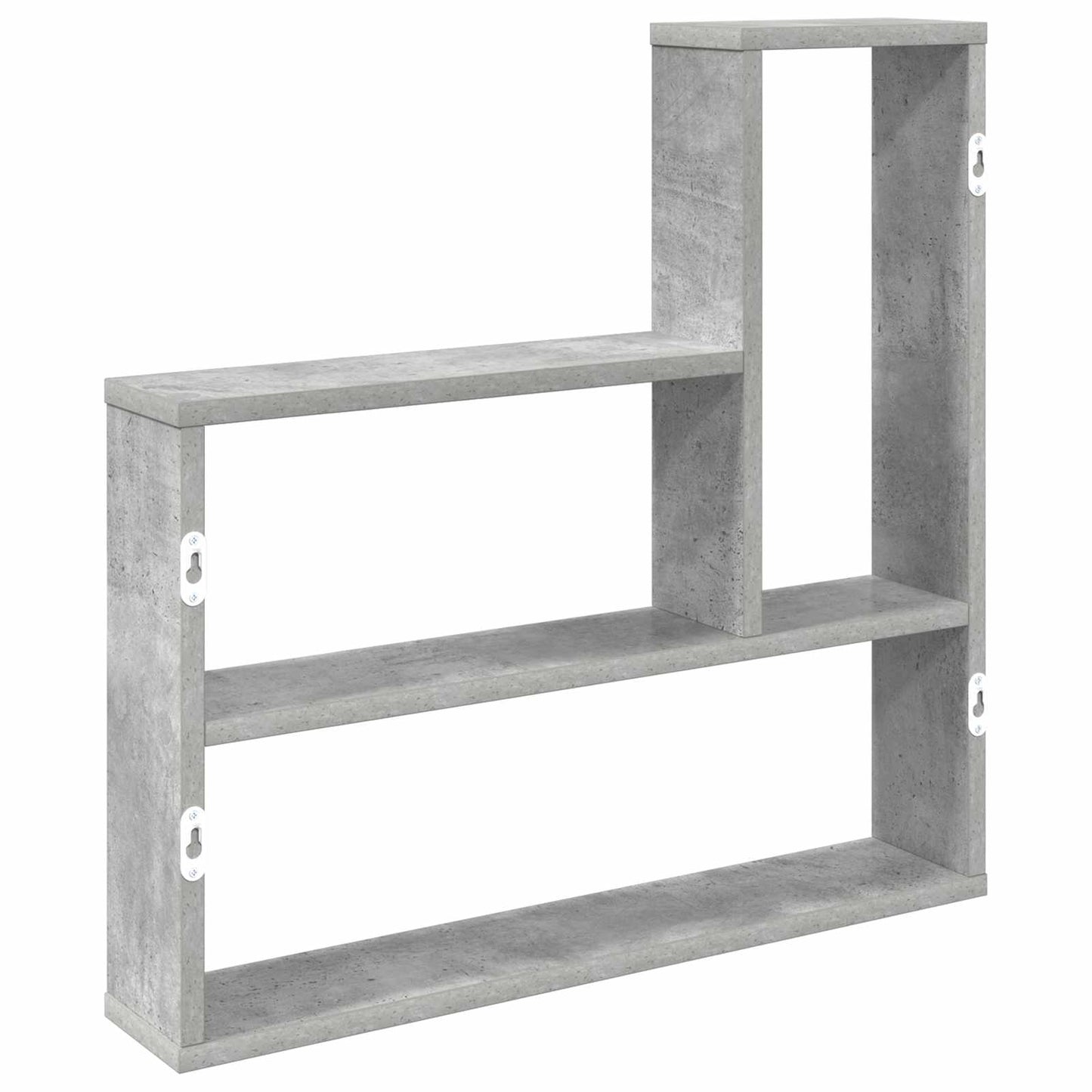 Vegghylle Betonggrå 60 x 11 x 60 cm Konstruert tre