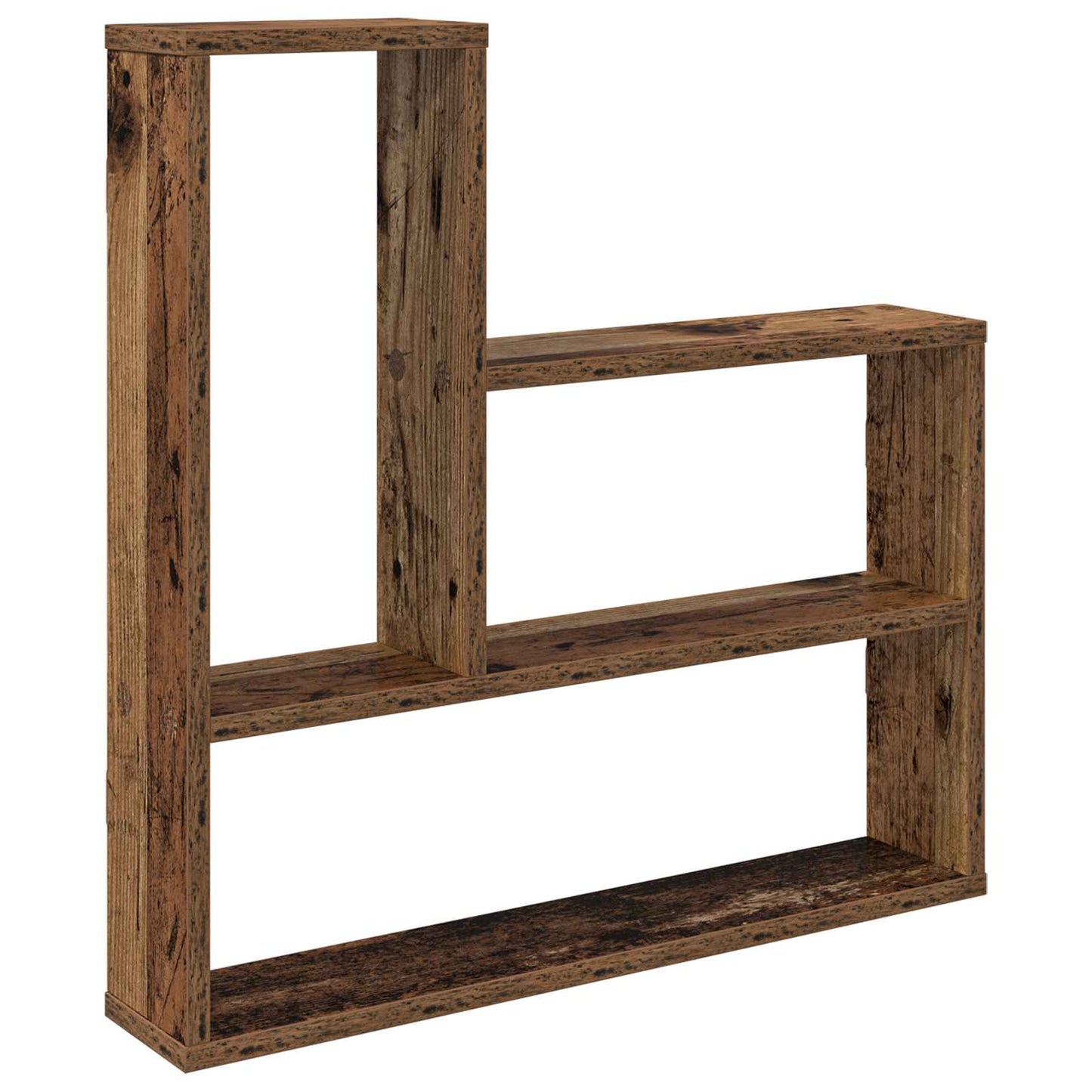 Vegghylle Gammelt tre 60 x 11 x 60 cm Konstruert tre