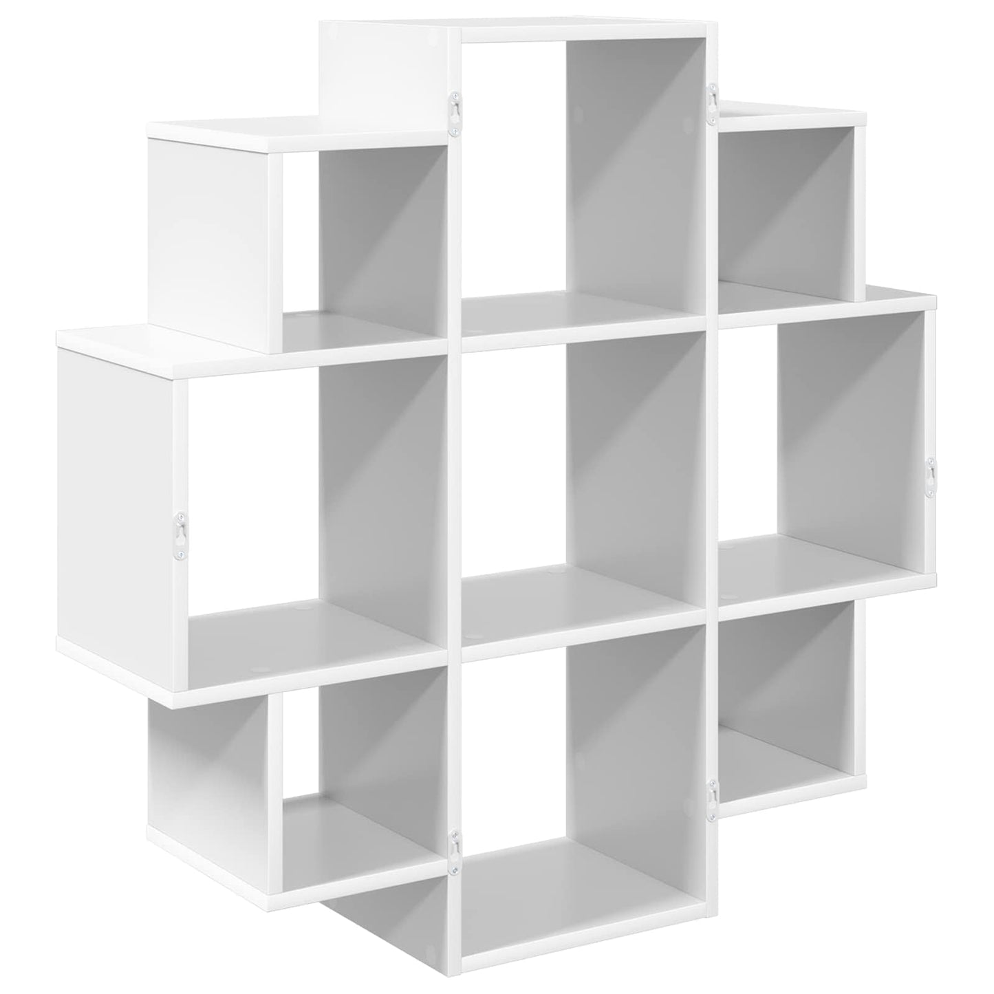 Vegghylle Hvit 90 x 25 x 90 cm Konstruert tre
