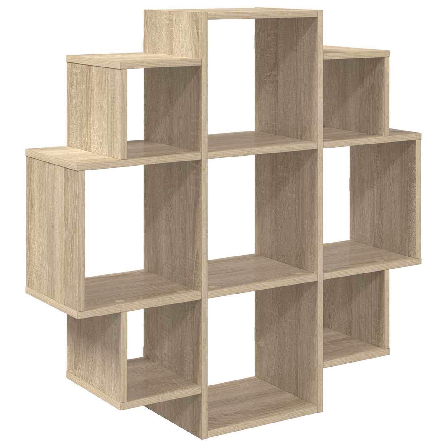 Vegghylle Sonoma eik 90 x 25 x 90 cm Konstruert tre