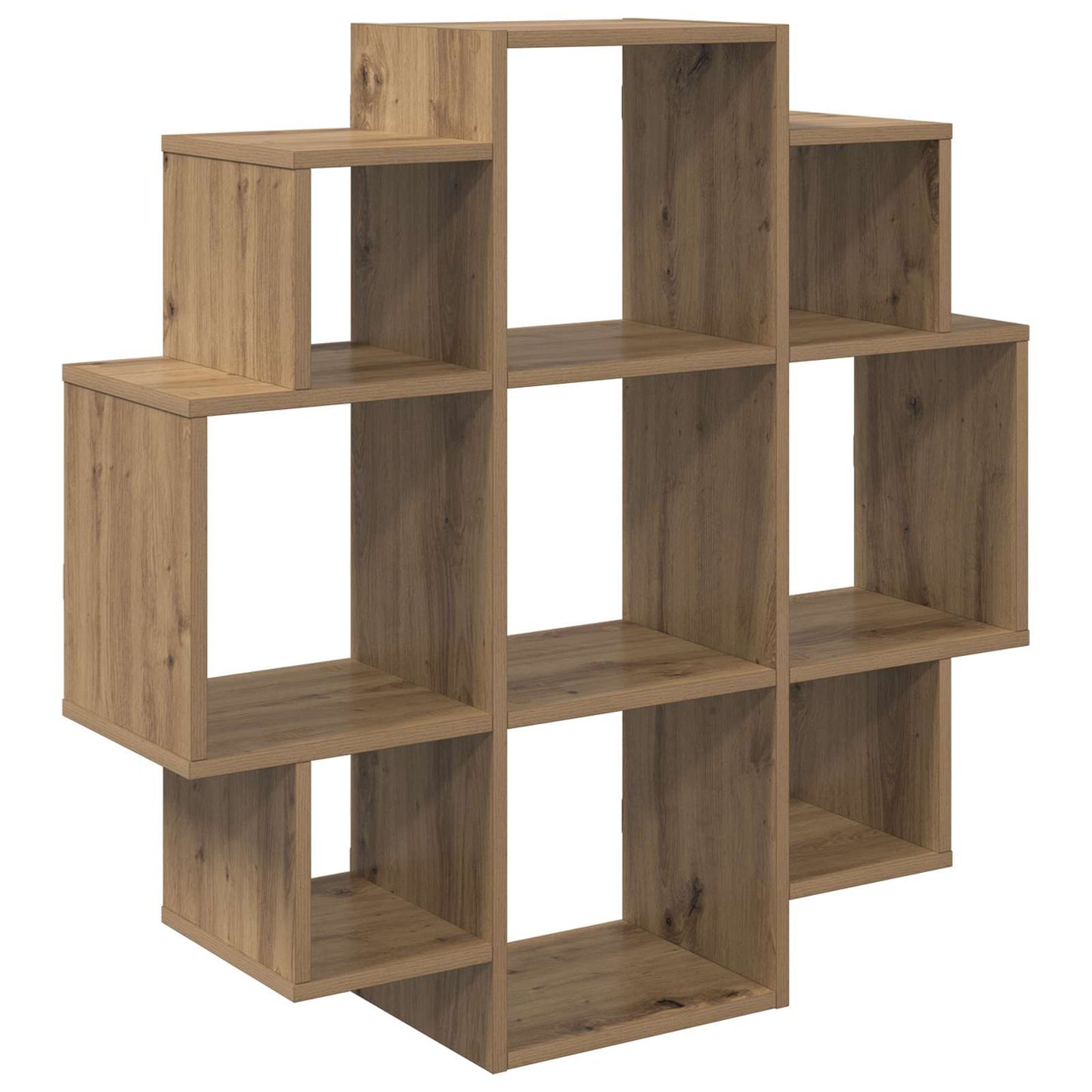 Vegghylle Artisan eik 90 x 25 x 90 cm Konstruert tre