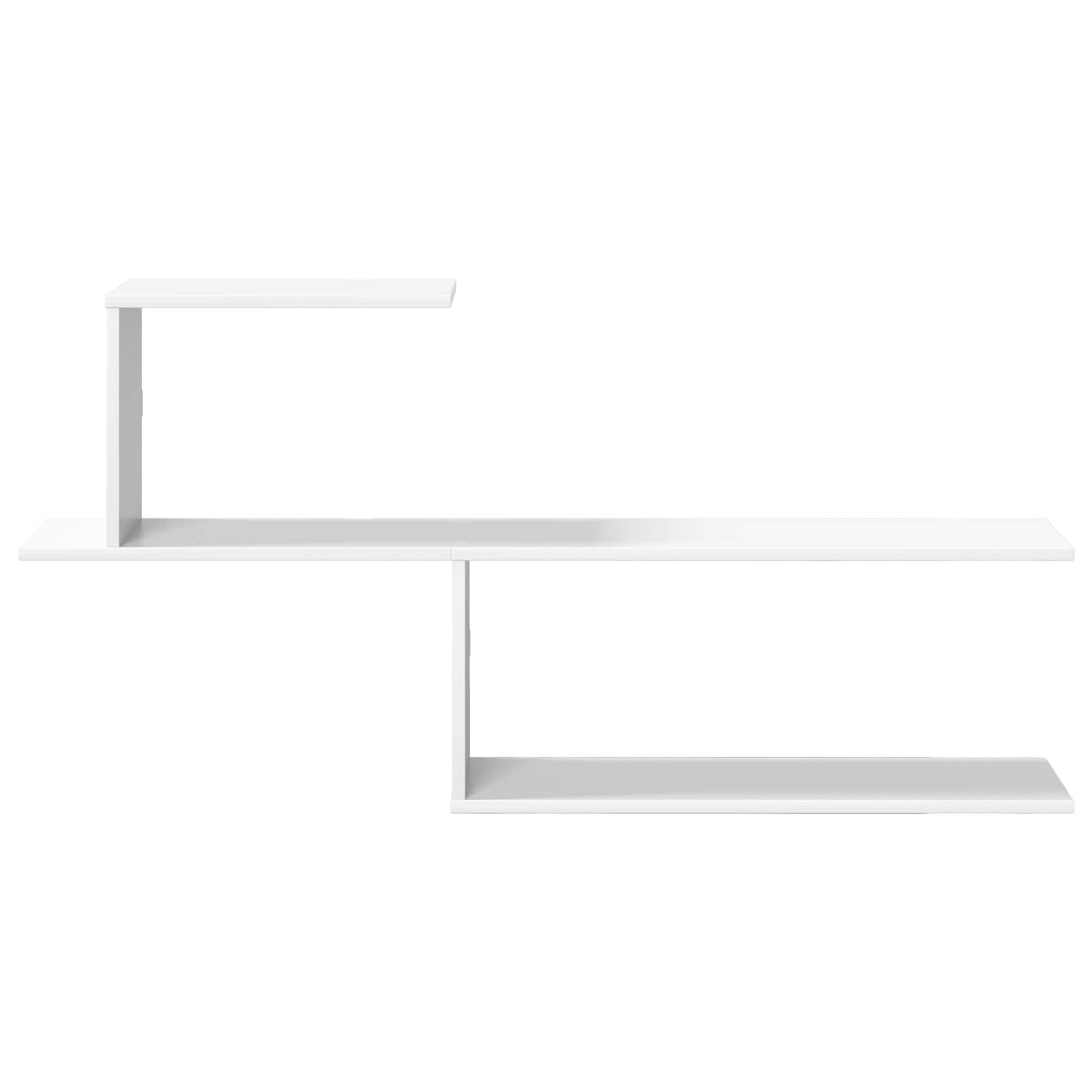 Vegghylle Hvit 122 x 18 x 60 cm Konstruert tre