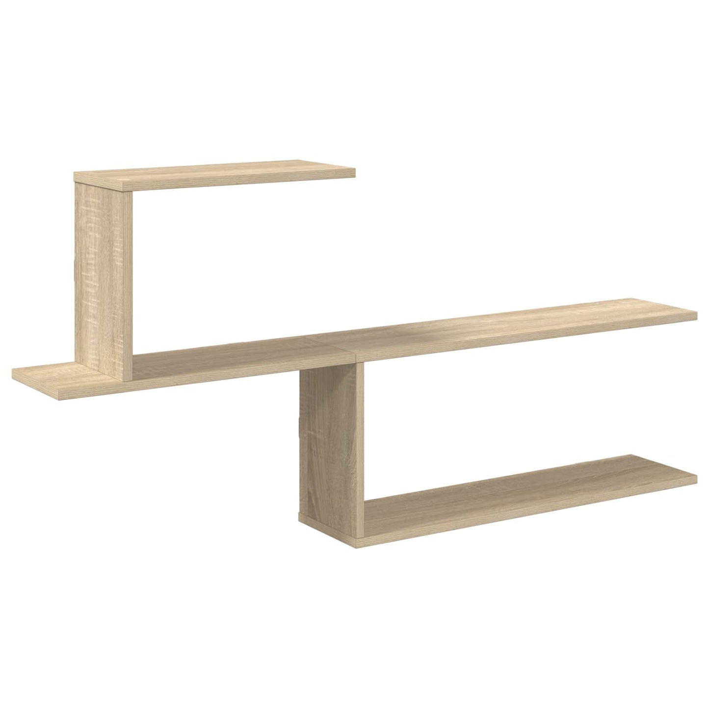 Vegghylle Sonoma eik 122 x 18 x 60 cm Konstruert tre