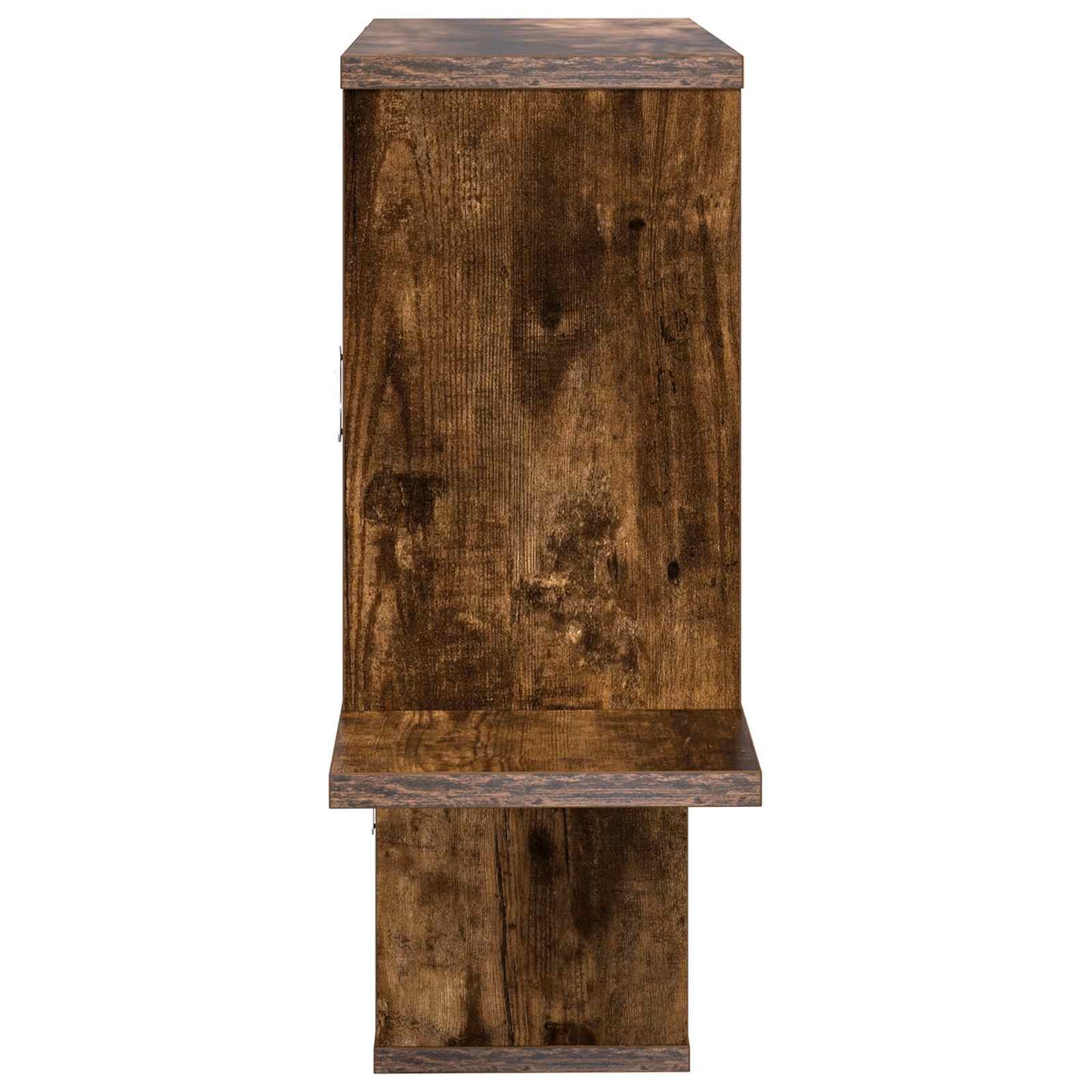 Vegghylle Røkt Eik 122 x 18 x 60 cm Konstruert tre