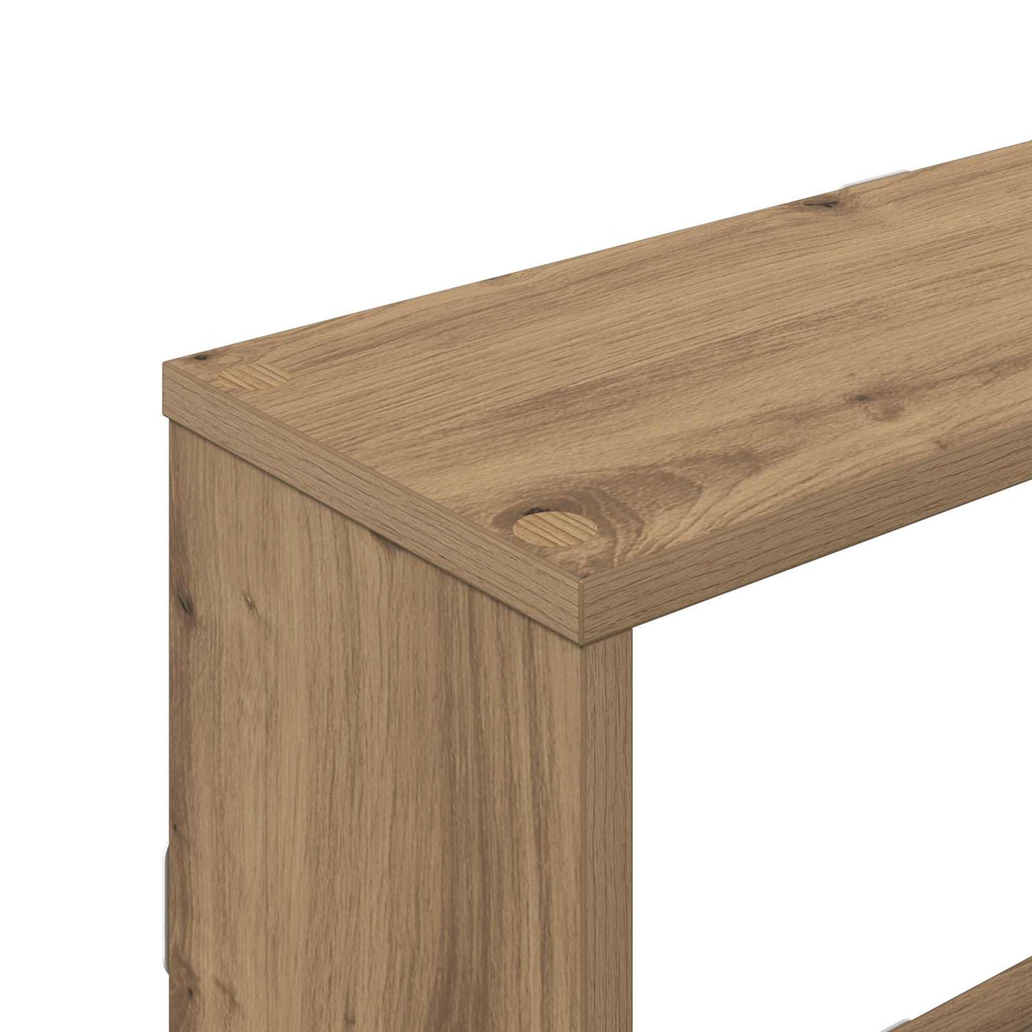 Vegghylle Artisan eik 122 x 18 x 60 cm Konstruert tre