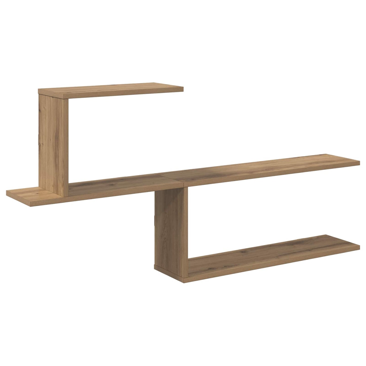 Vegghylle Artisan eik 122 x 18 x 60 cm Konstruert tre