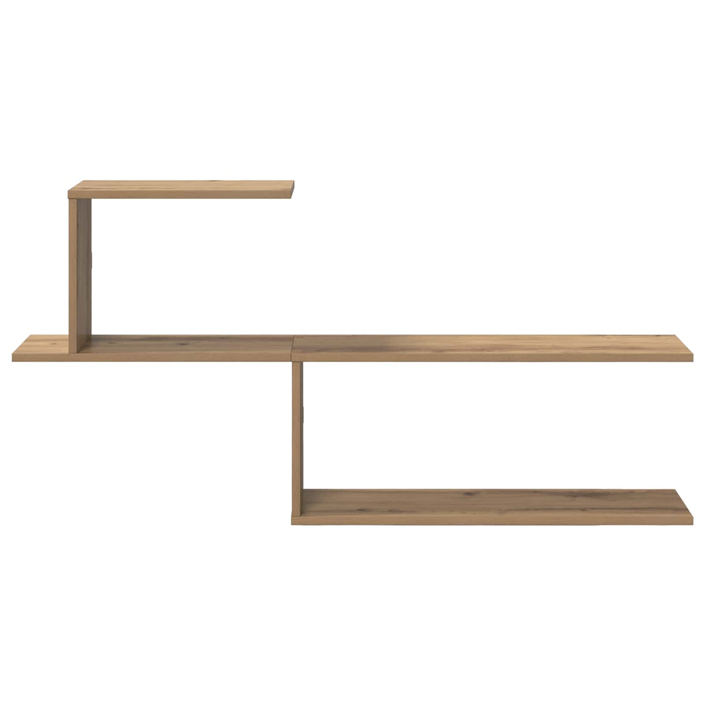 Vegghylle Artisan eik 122 x 18 x 60 cm Konstruert tre