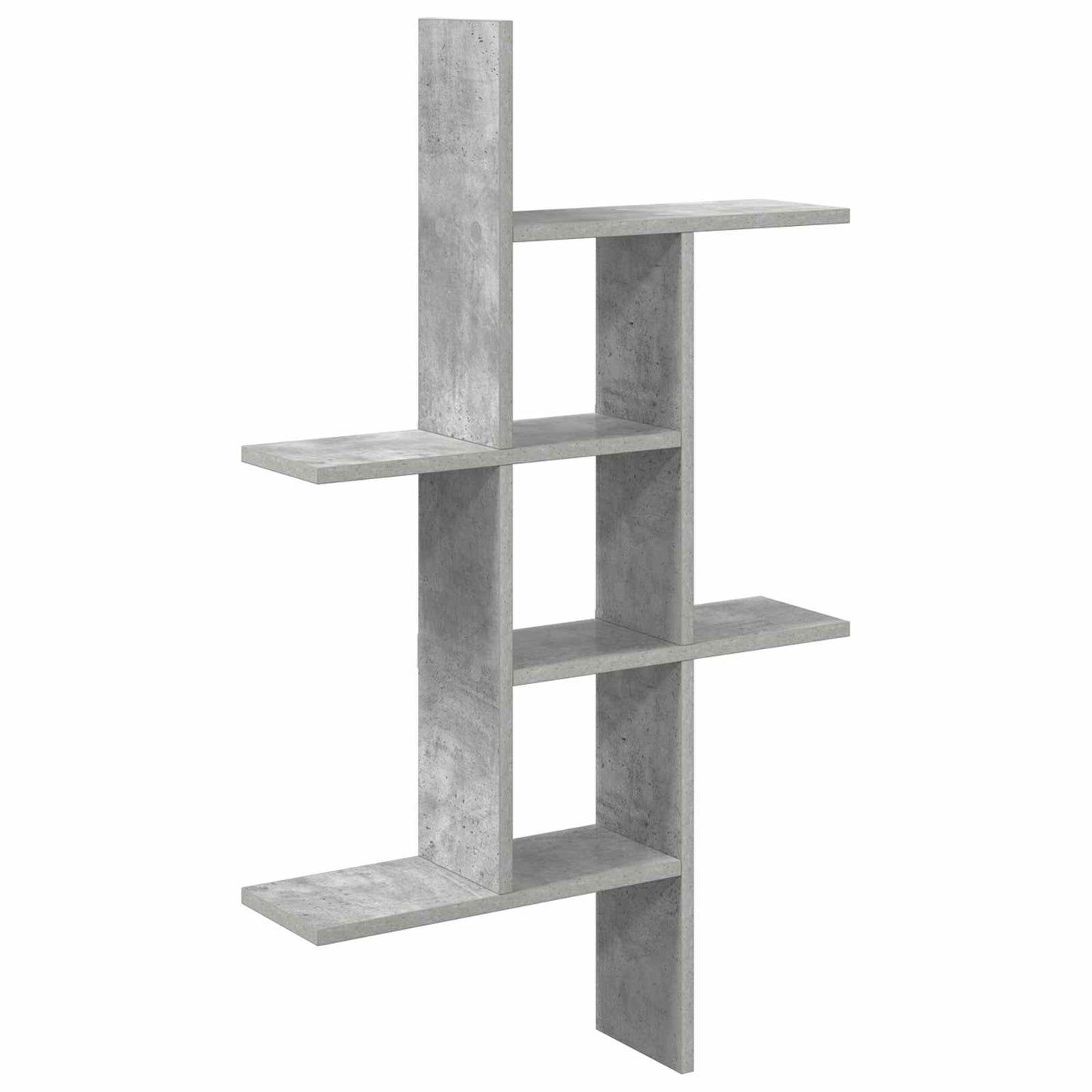 Vegghylle Betonggrå 61 x 15 x 102 cm Konstruert tre