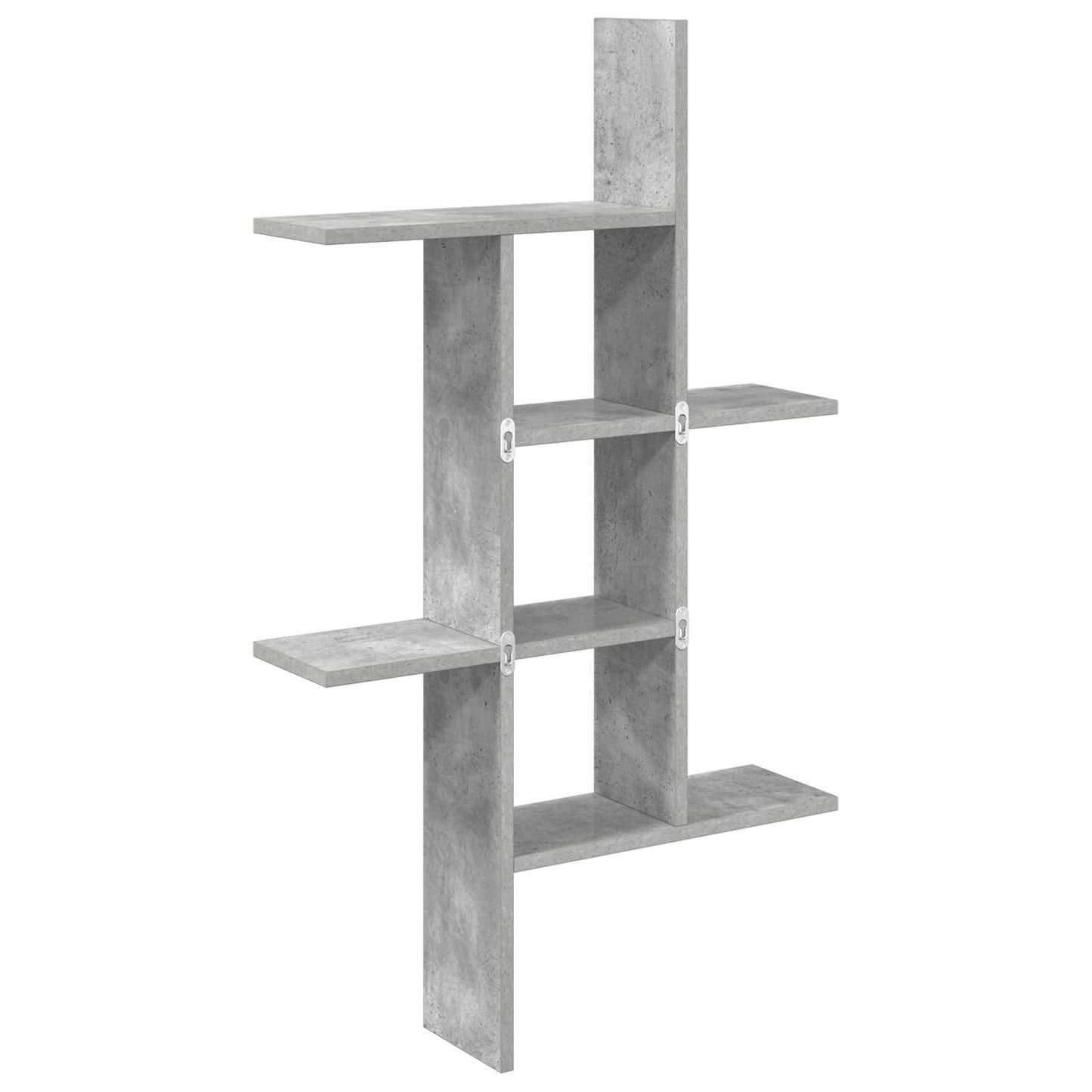 Vegghylle Betonggrå 61 x 15 x 102 cm Konstruert tre