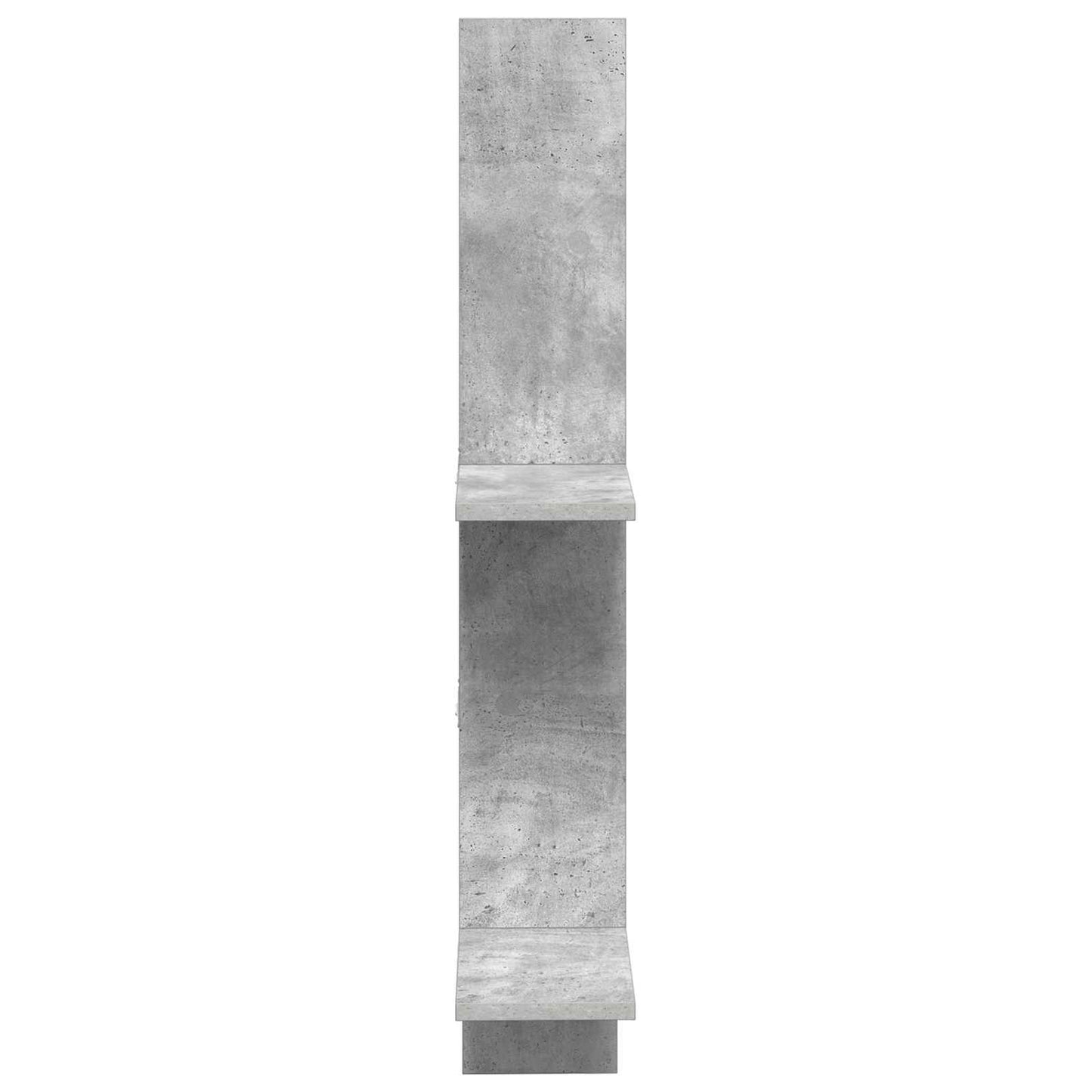 Vegghylle Betonggrå 61 x 15 x 102 cm Konstruert tre