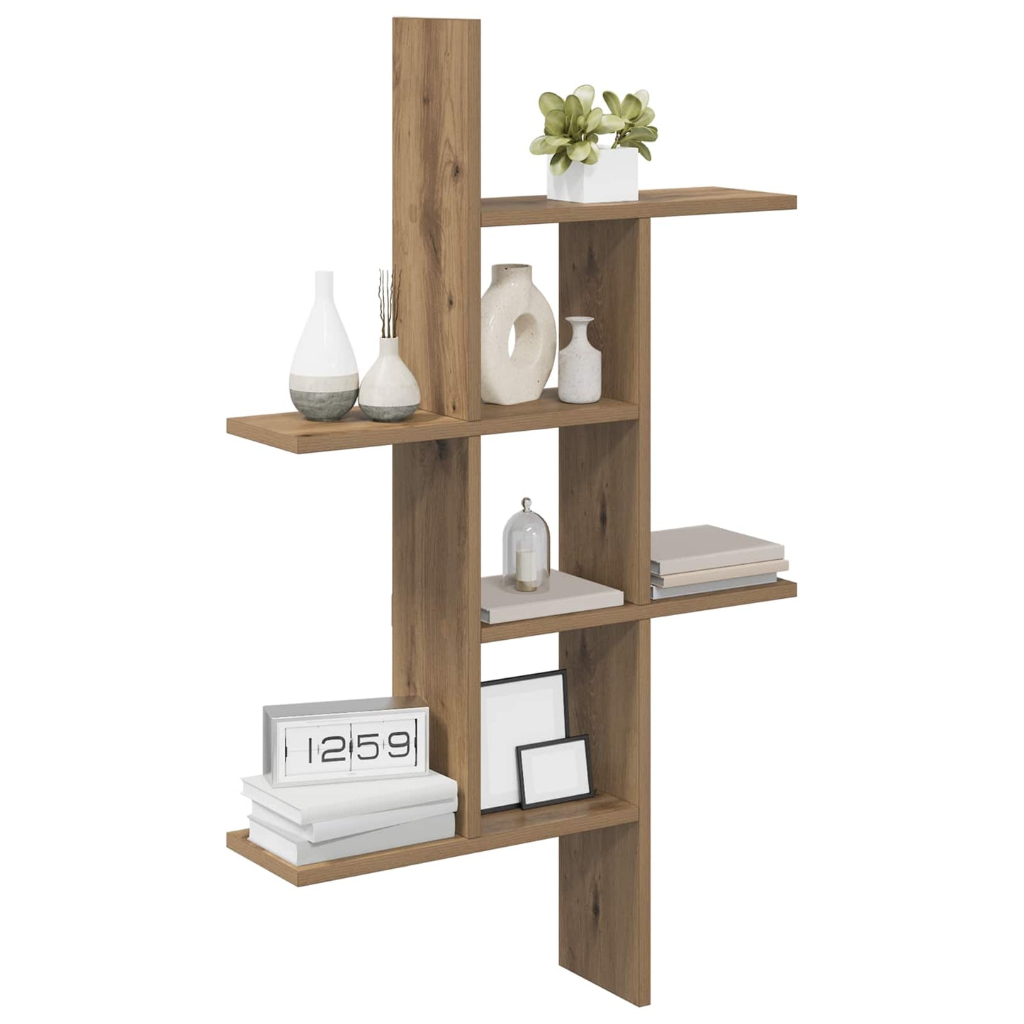 Vegghylle Artisan eik 61 x 15 x 102 cm Konstruert tre