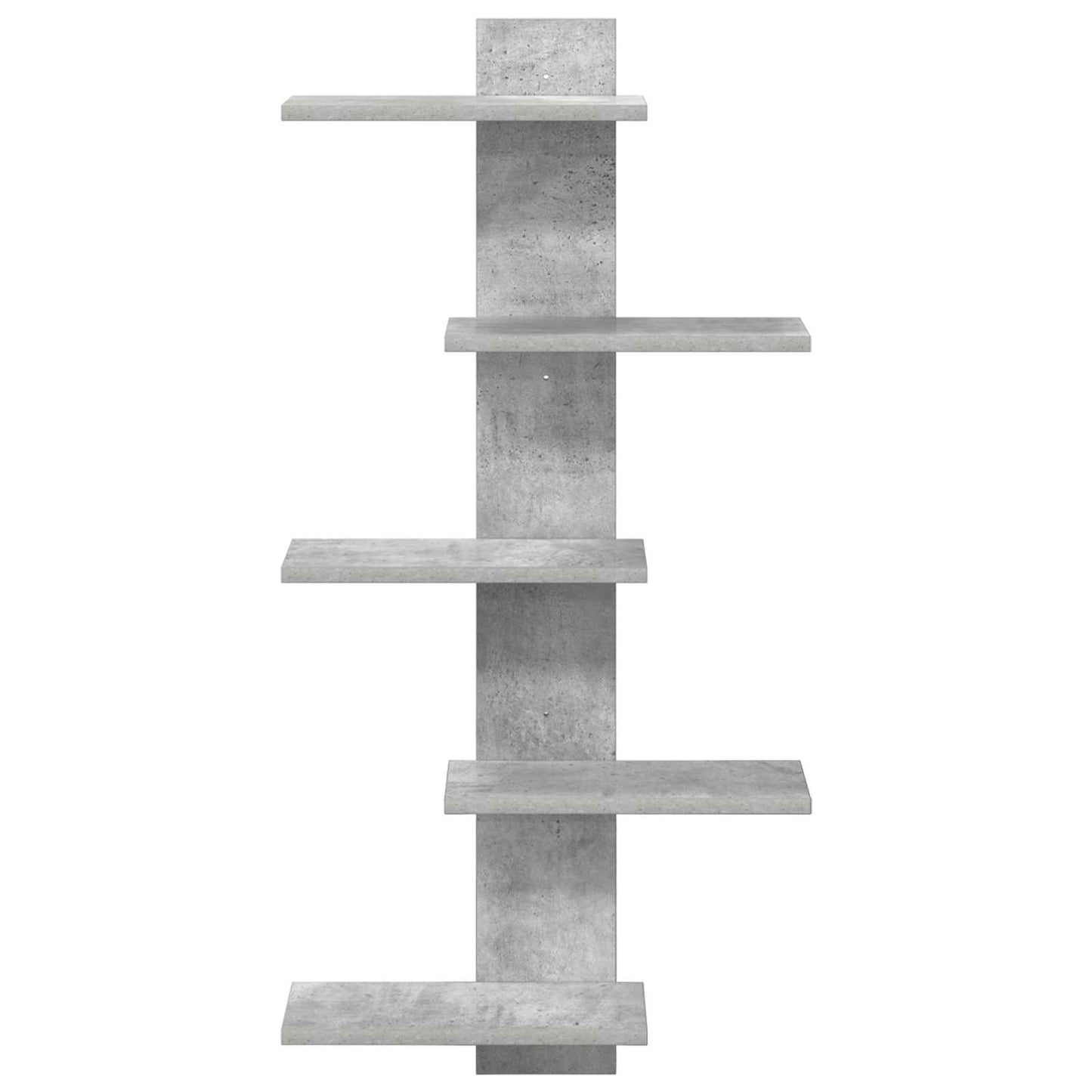 Vegghengt Flytende Hylle Betonggrå 48,5 x 15 x 101 cm