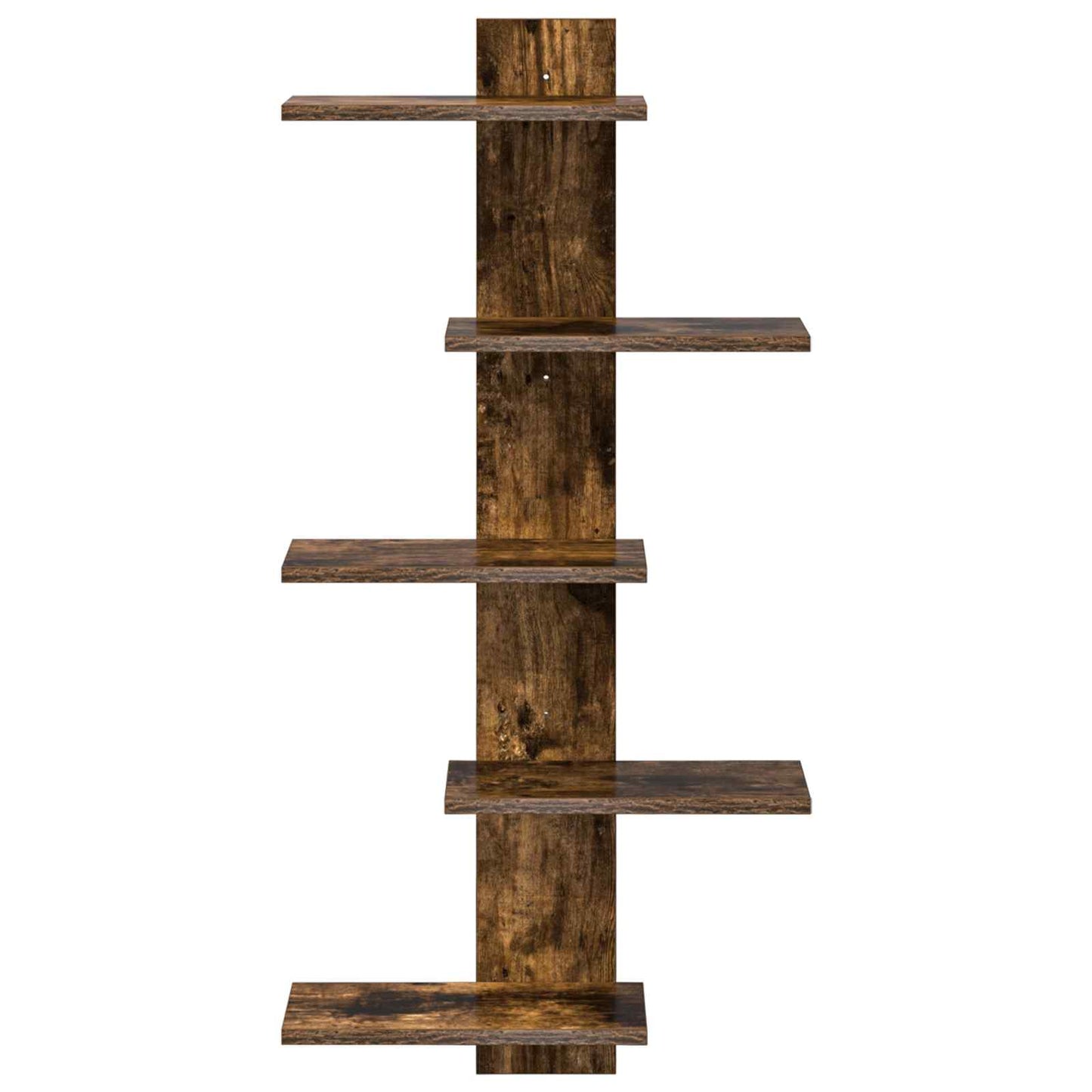 Vegghengt Flytende Hylle Røkt Eik 48,5 x 15 x 101 cm