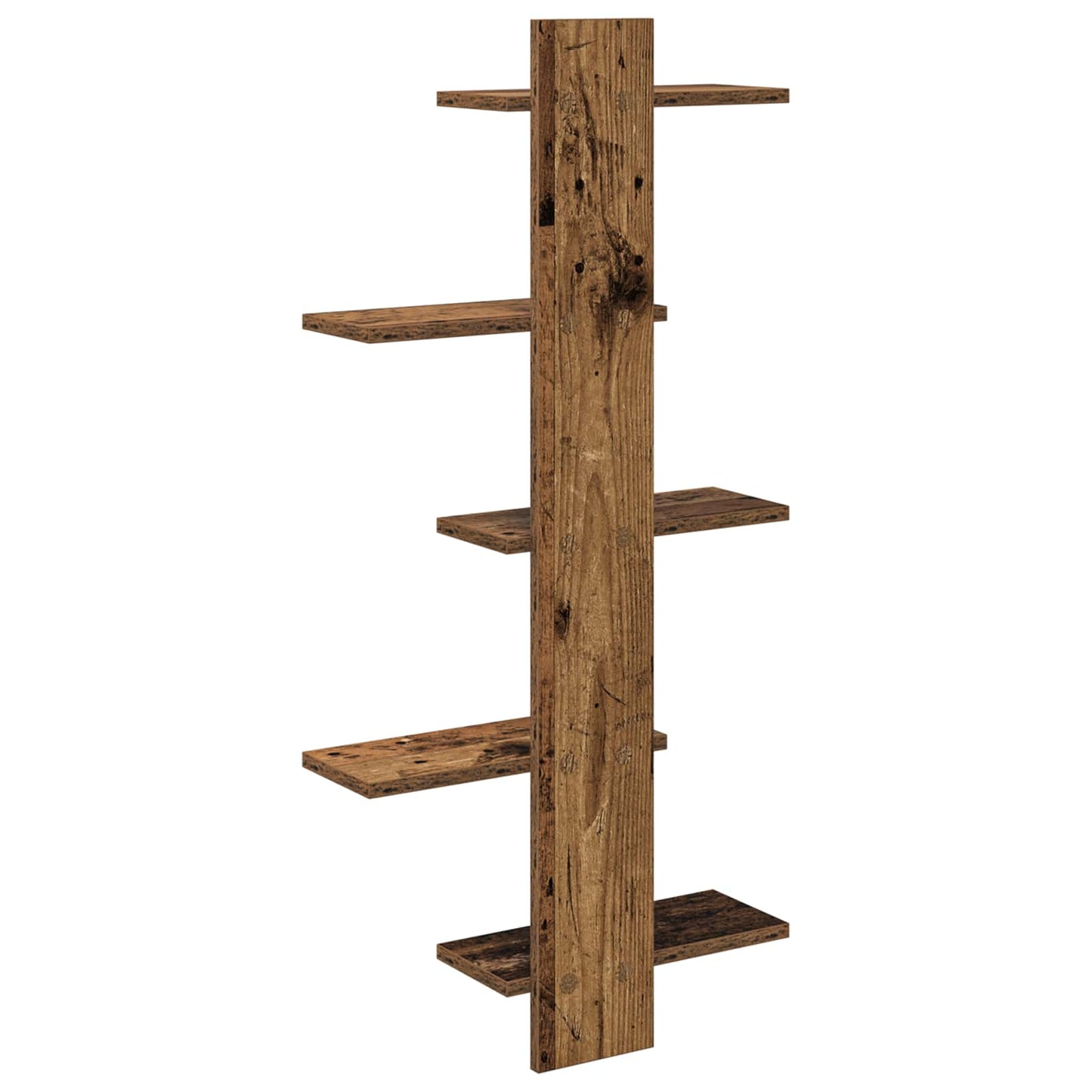 Vegghengt Flytende Hylle Gammelt tre 48,5 x 15 x 101 cm
