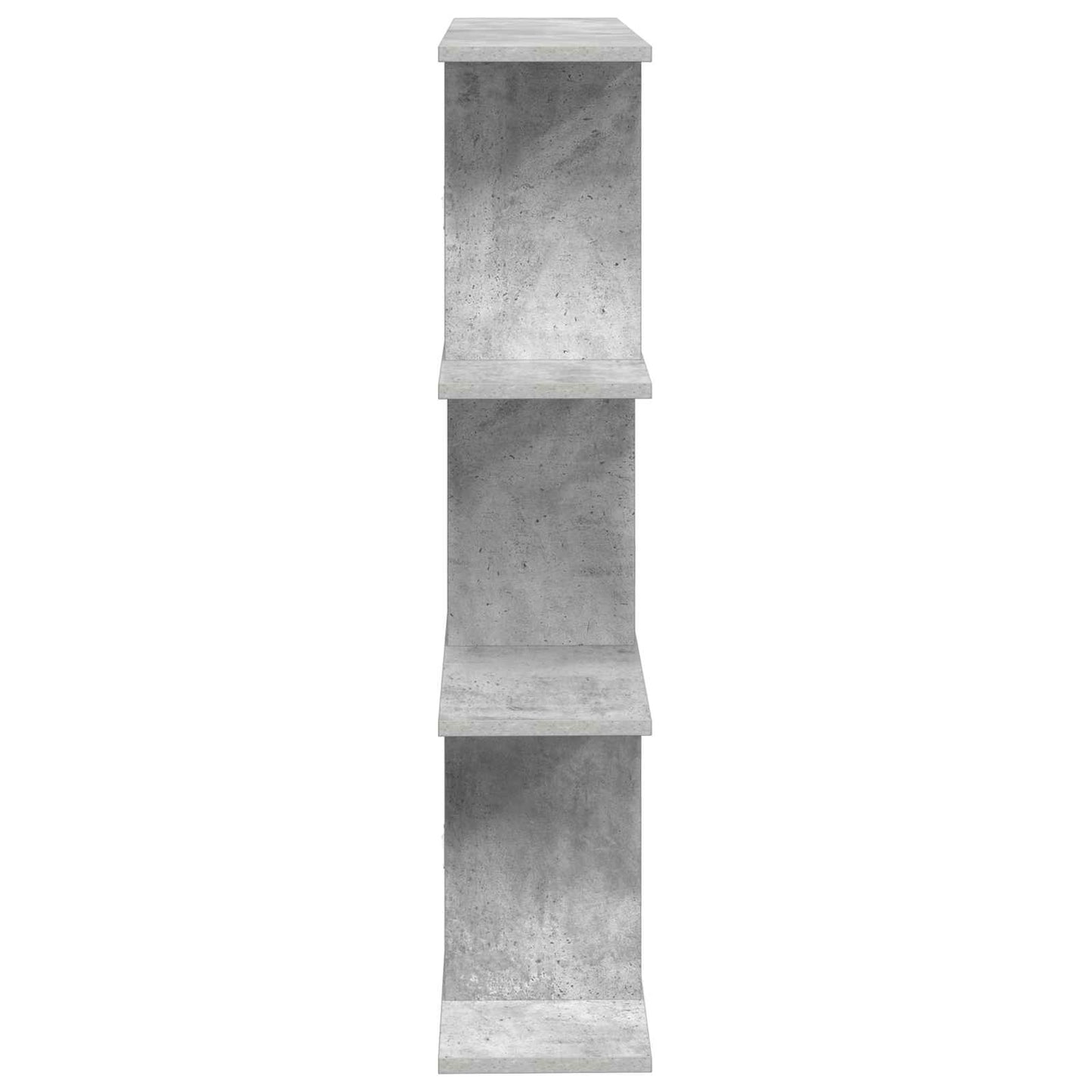 Vegghylle Betonggrå 80 x 20 x 96 cm Konstruert tre