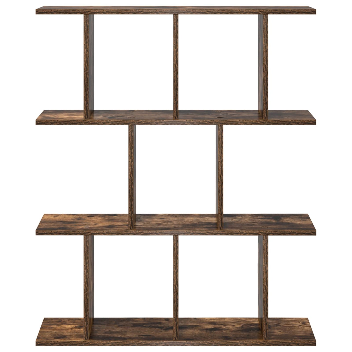 Vegghylle Røkt Eik 80 x 20 x 96 cm Konstruert tre