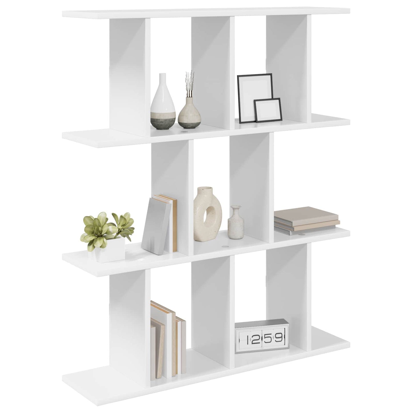 Vegghylle Hvit 102 x 20 x 96 cm Konstruert tre