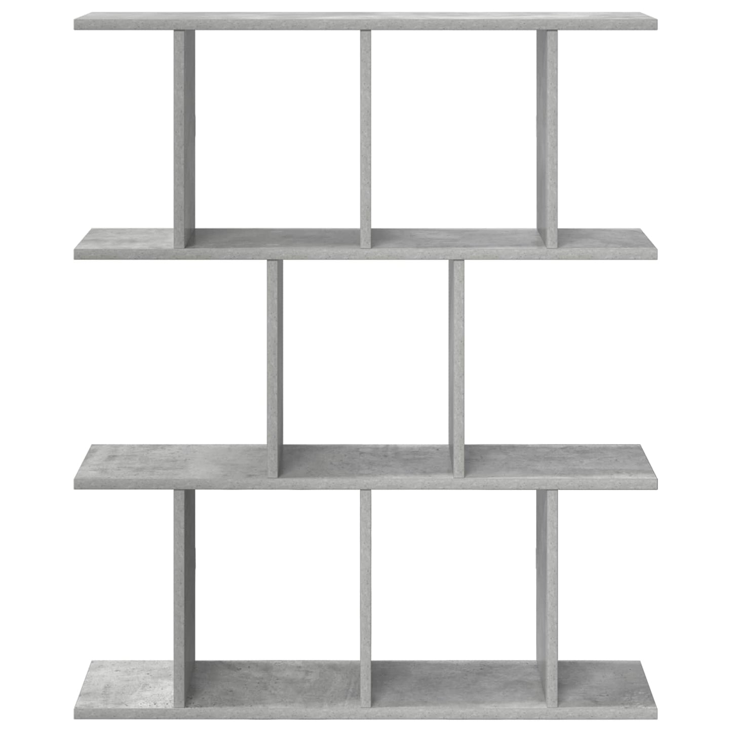 Vegghylle Betonggrå 102 x 20 x 96 cm Konstruert tre