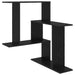Vegghylle Svart eik 67 x 67 x 87 cm Konstruert tre