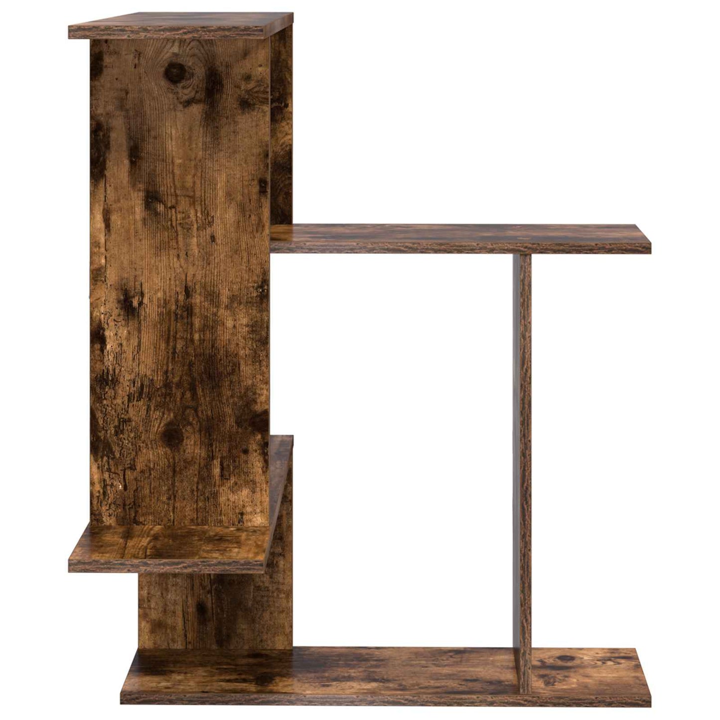 Vegghylle Røkt Eik 67 x 67 x 87 cm Konstruert tre