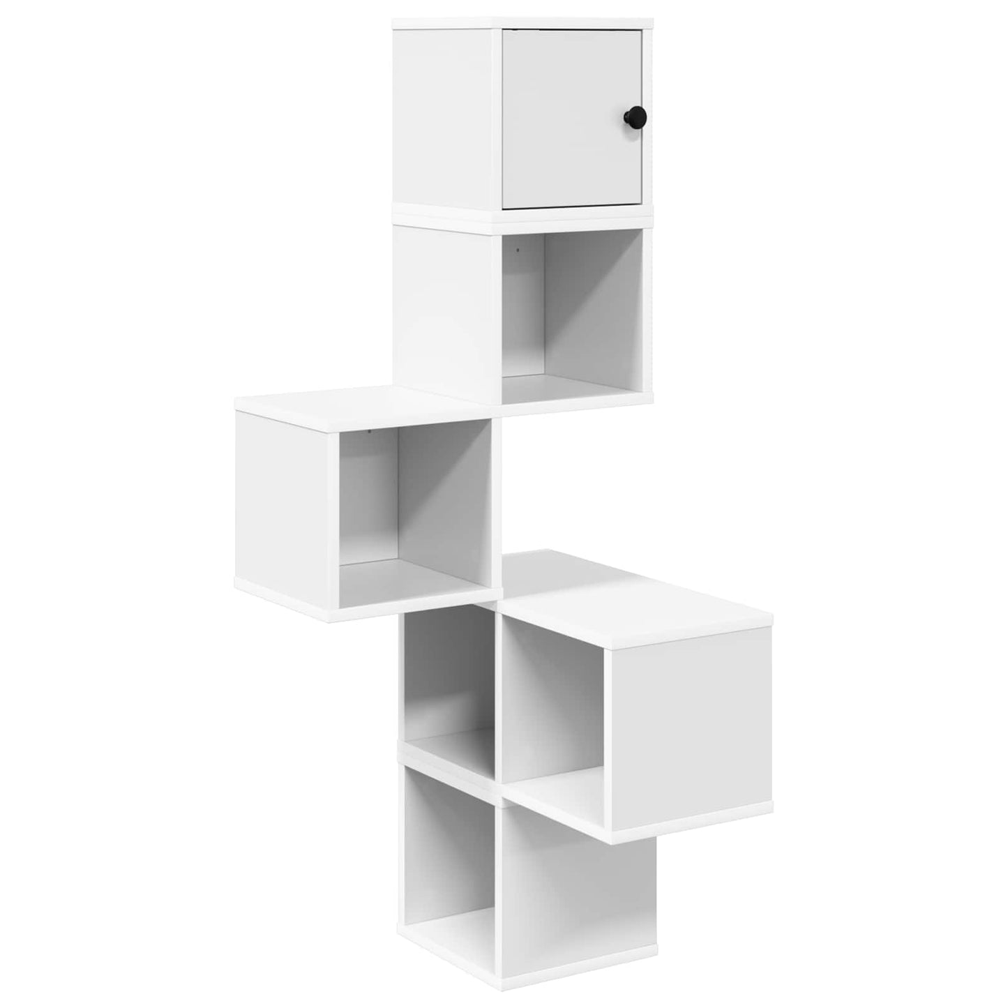 Vegghjørneskap Hvit 48 x 48 x 120 cm Konstruert tre