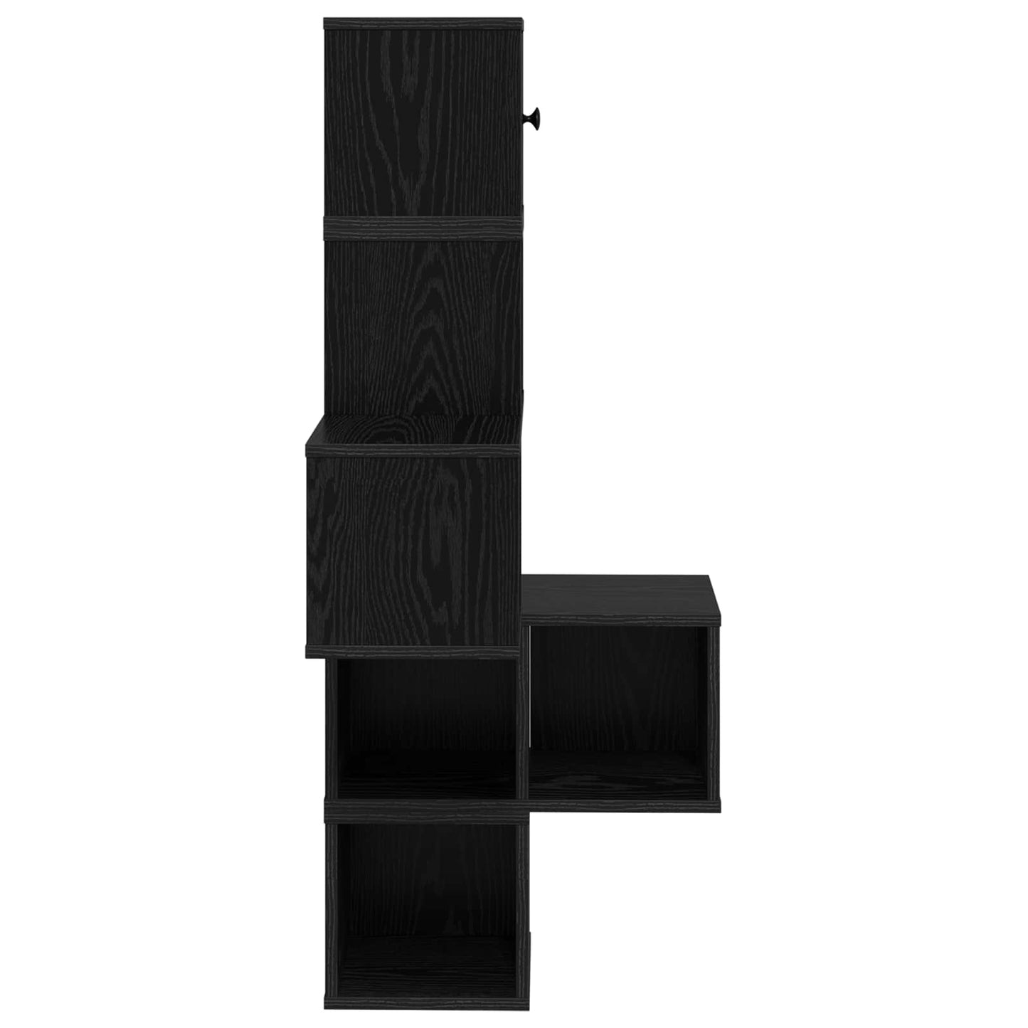 Vegghjørneskap Svart eik 48 x 48 x 120 cm Konstruert tre