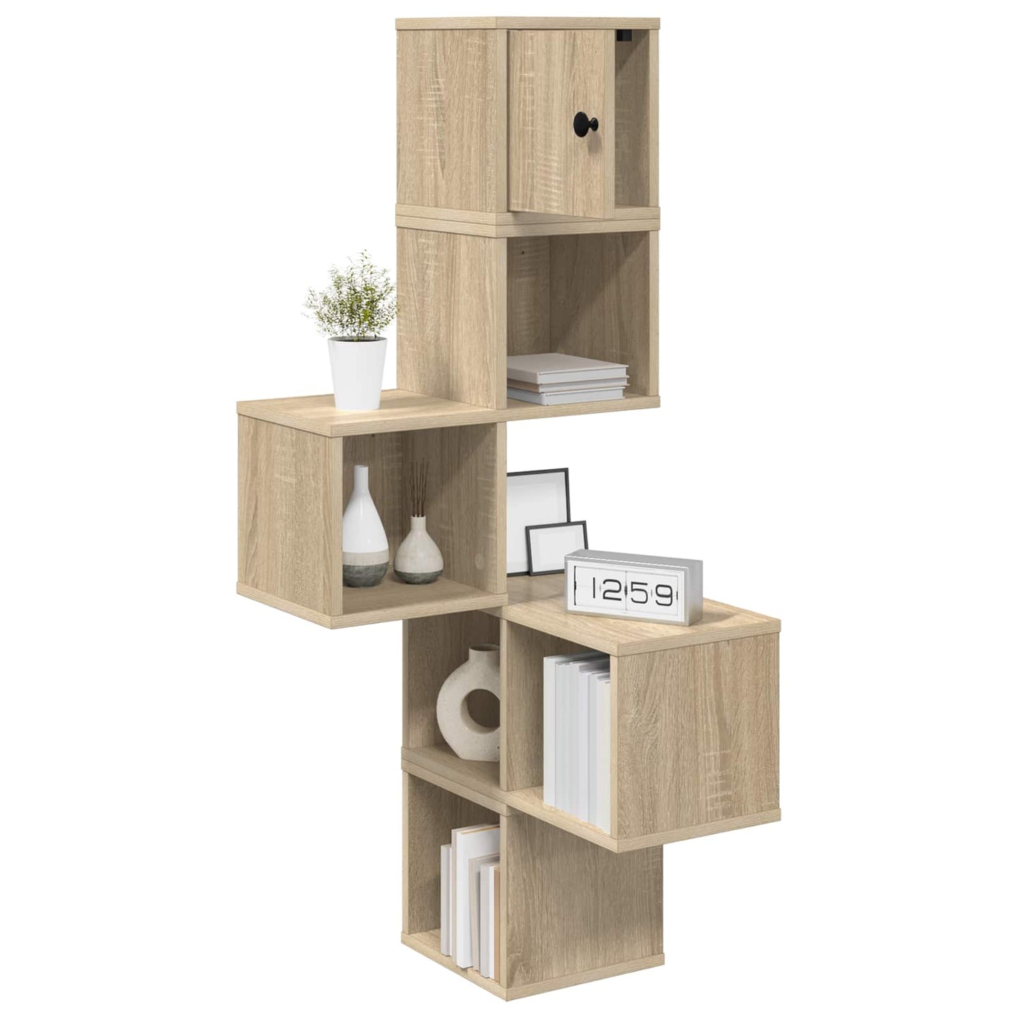 Vegghjørneskap Sonoma eik 48 x 48 x 120 cm Konstruert tre