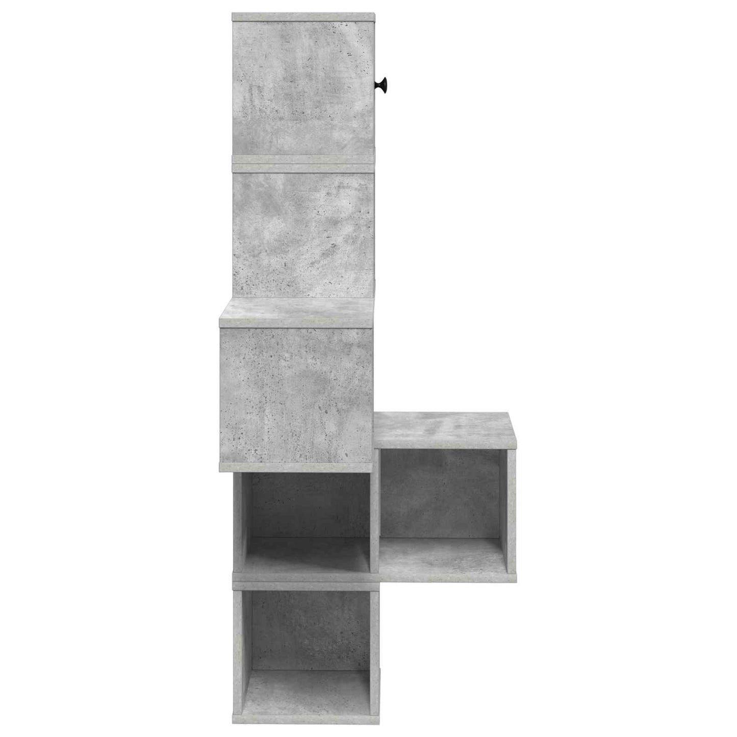Vegghjørneskap Betonggrå 48 x 48 x 120 cm Konstruert tre