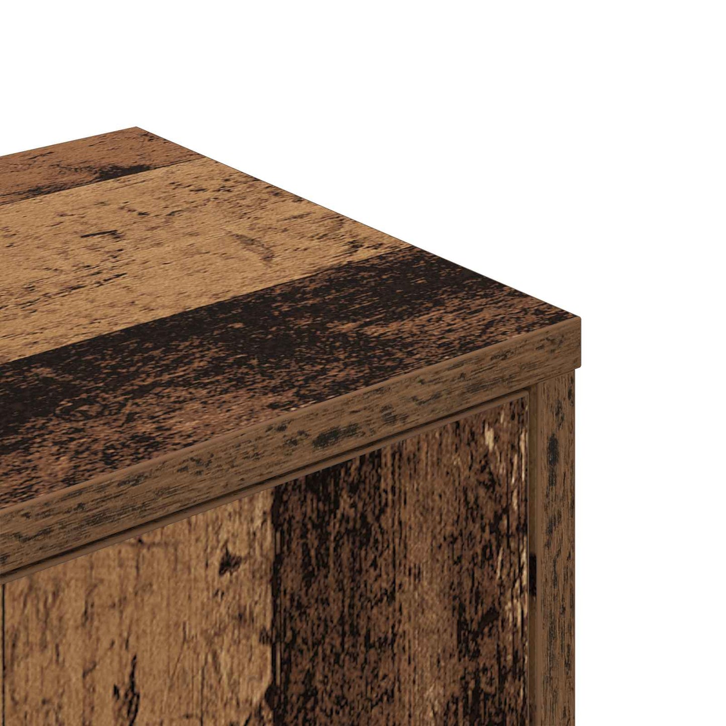 Vegghjørneskap Gammelt tre 48 x 48 x 120 cm Konstruert tre