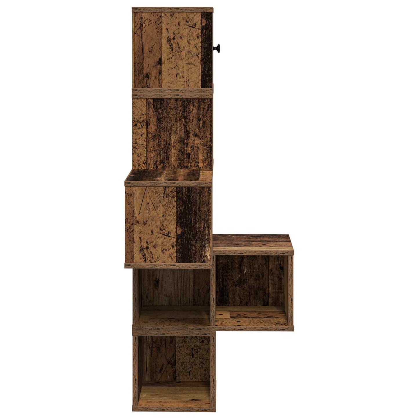 Vegghjørneskap Gammelt tre 48 x 48 x 120 cm Konstruert tre