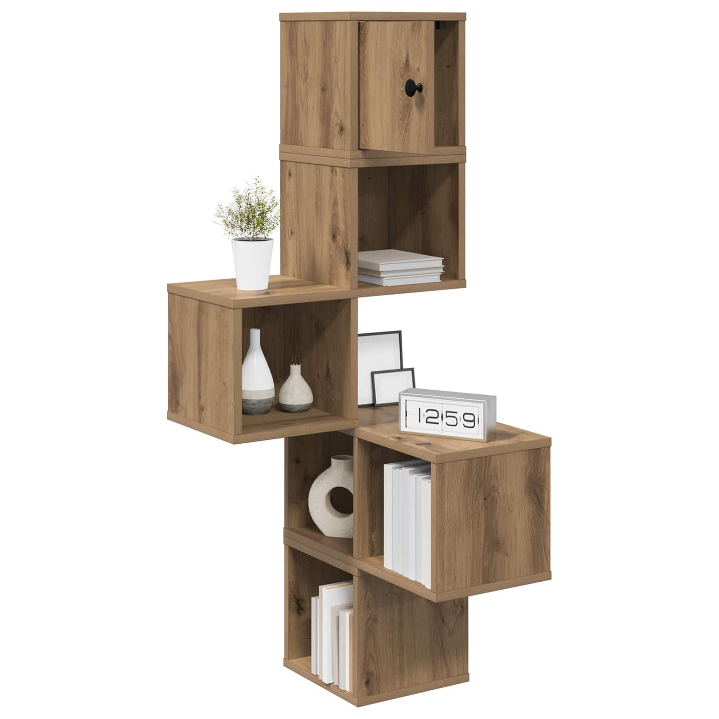 Vegghjørneskap Artisan eik 48 x 48 x 120 cm Konstruert tre