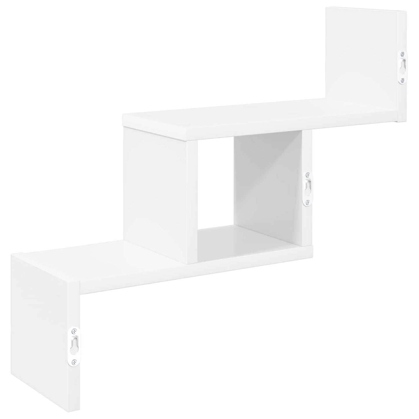 Vegghylle Hvit 48 x 15 x 42 cm Konstruert tre