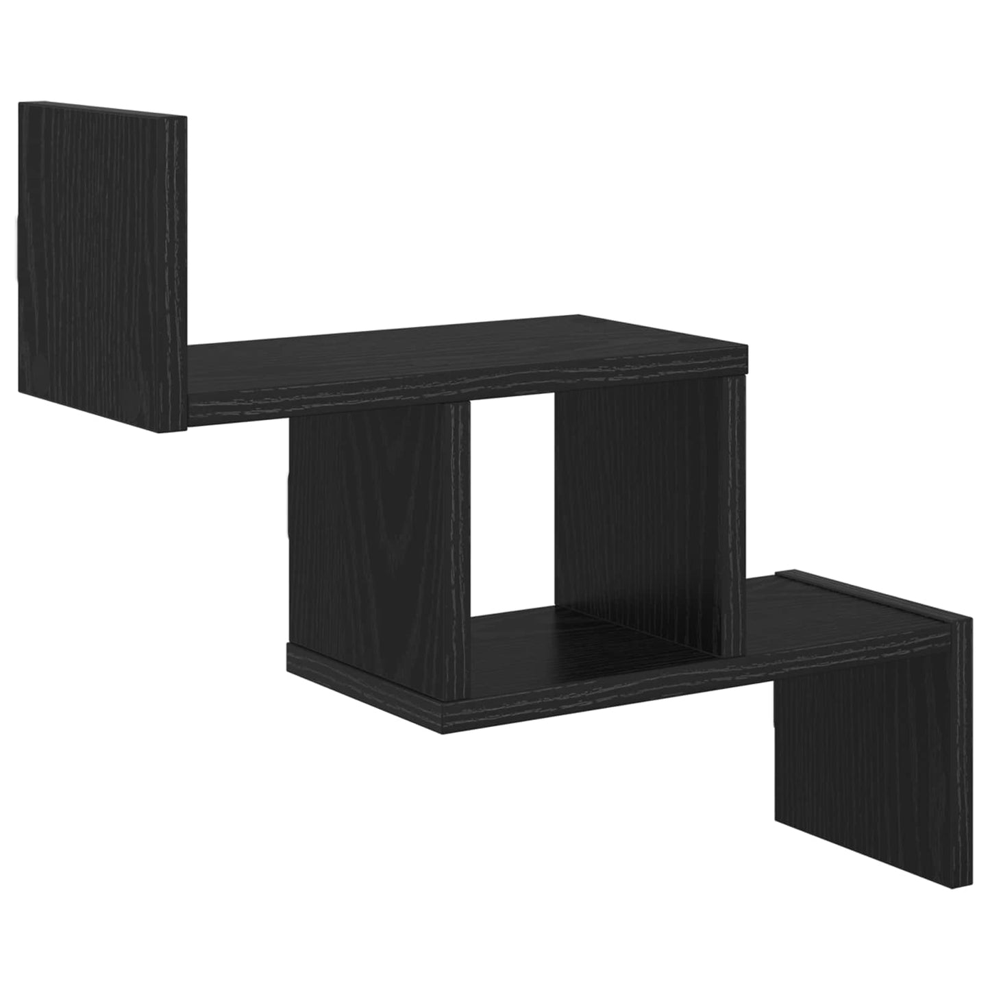 Vegghylle Svart eik 48 x 15 x 42 cm Konstruert tre