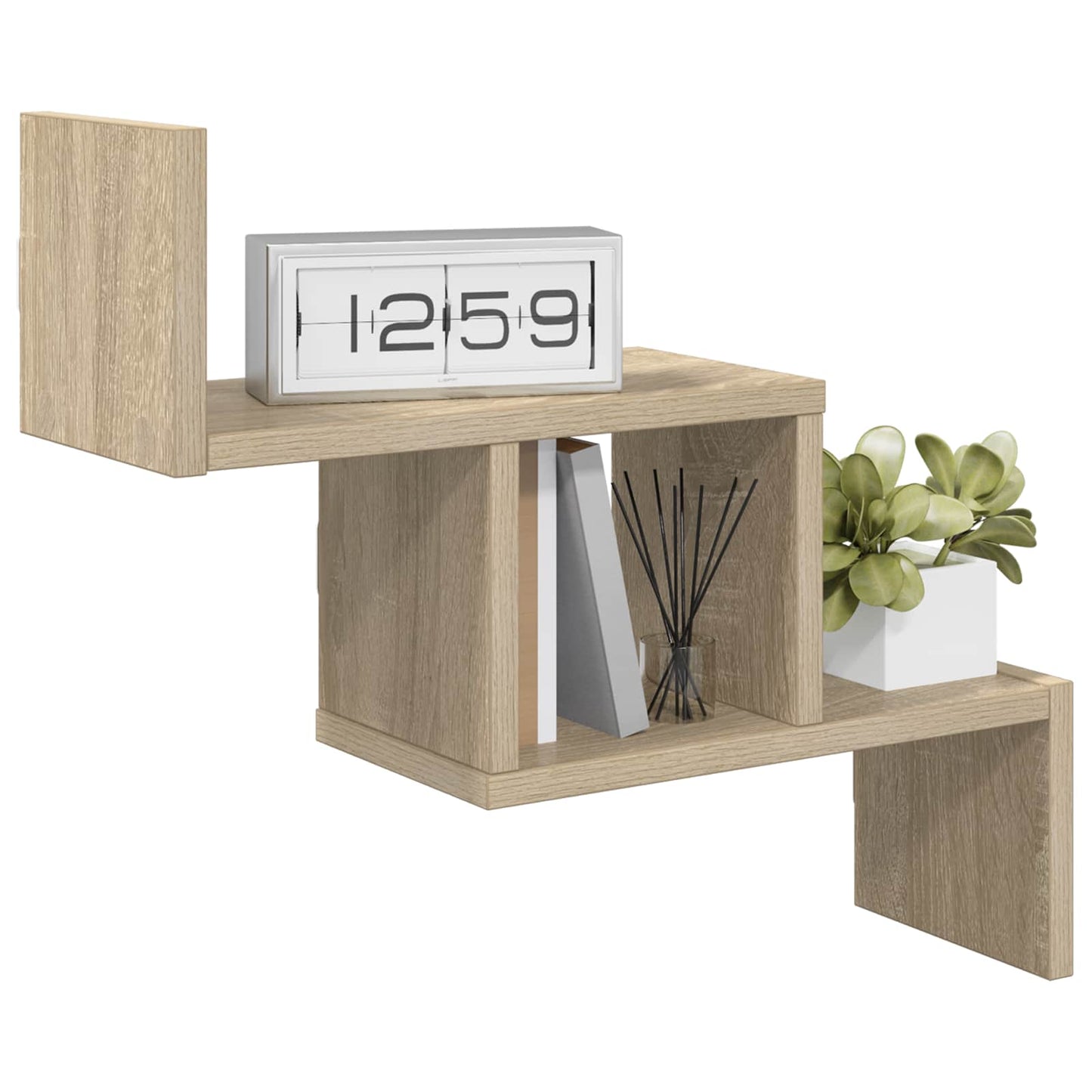Vegghylle Sonoma eik 48 x 15 x 42 cm Konstruert tre