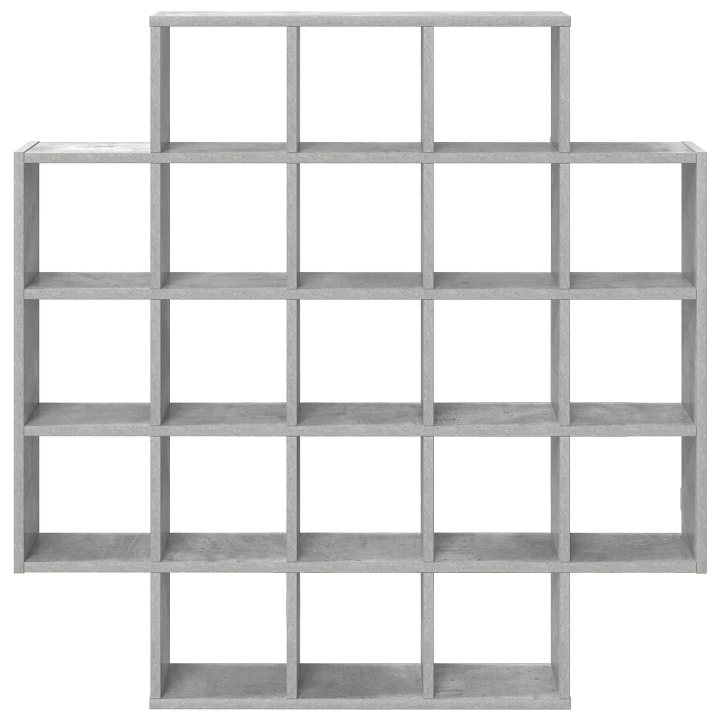 Vegghylle Betonggrå 100 x 13 x 100 cm Konstruert tre
