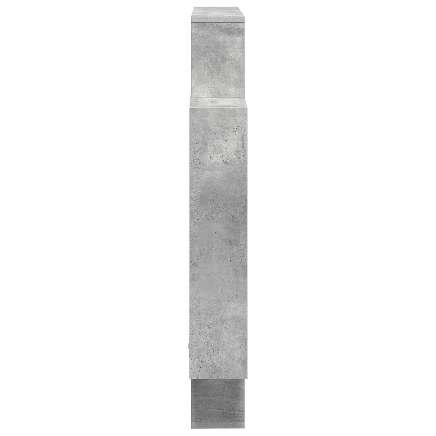 Vegghylle Betonggrå 100 x 13 x 100 cm Konstruert tre