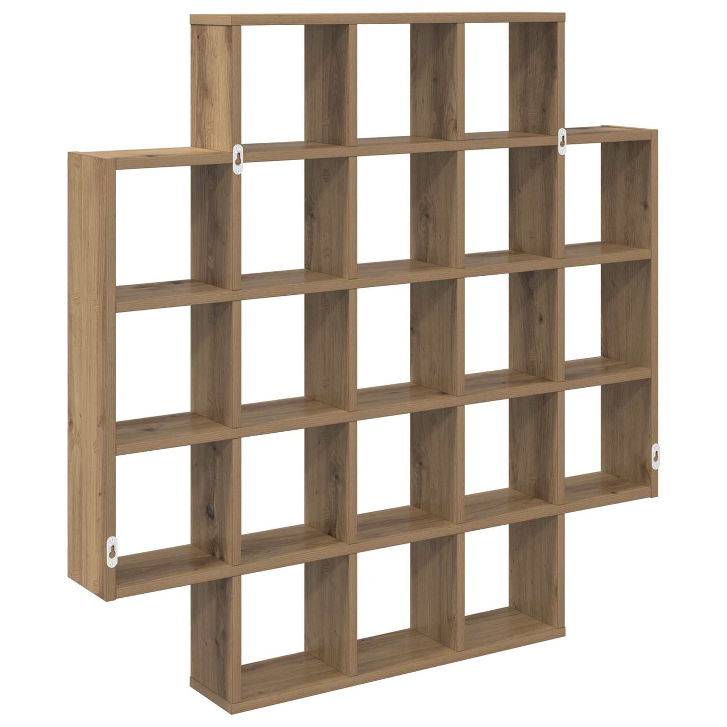 Vegghylle Artisan eik 100 x 13 x 100 cm Konstruert tre