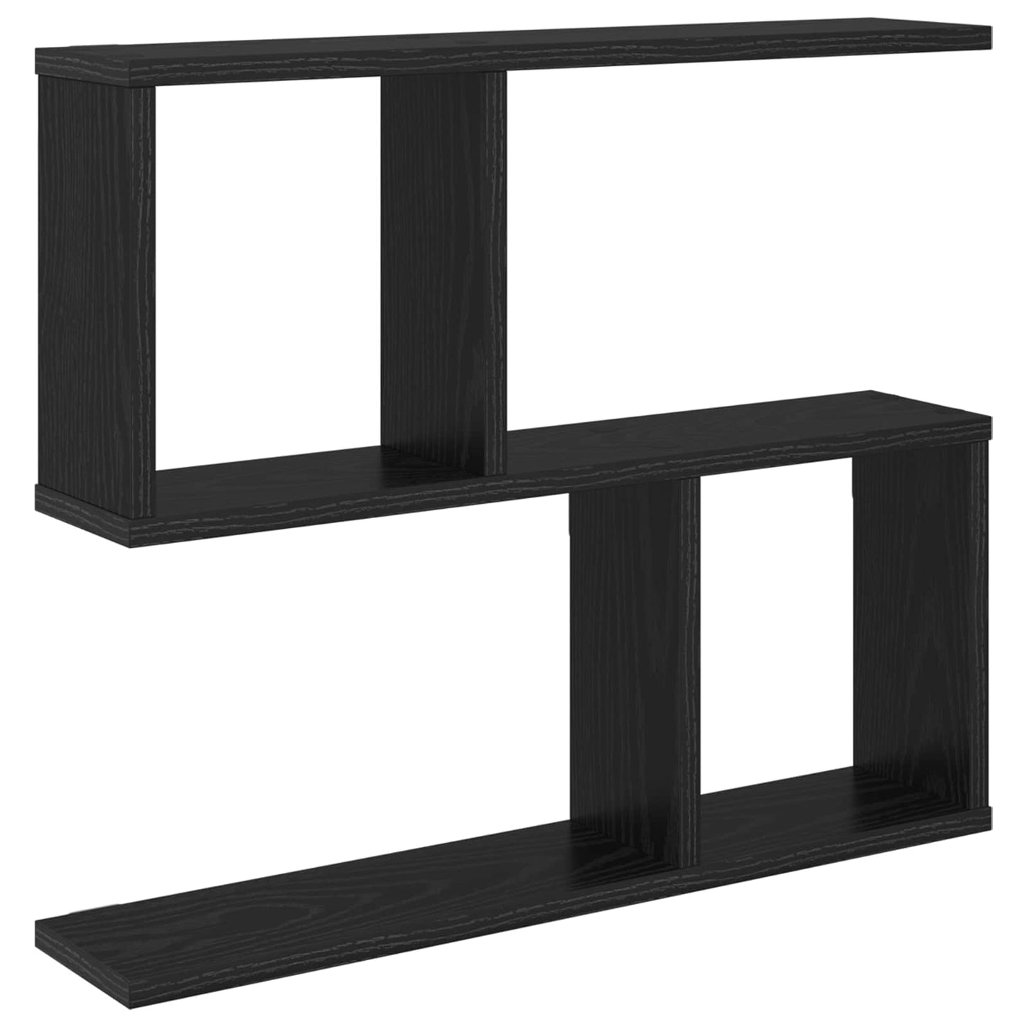Vegghylle Svart eik 60 x 12 x 50,5 cm Konstruert tre